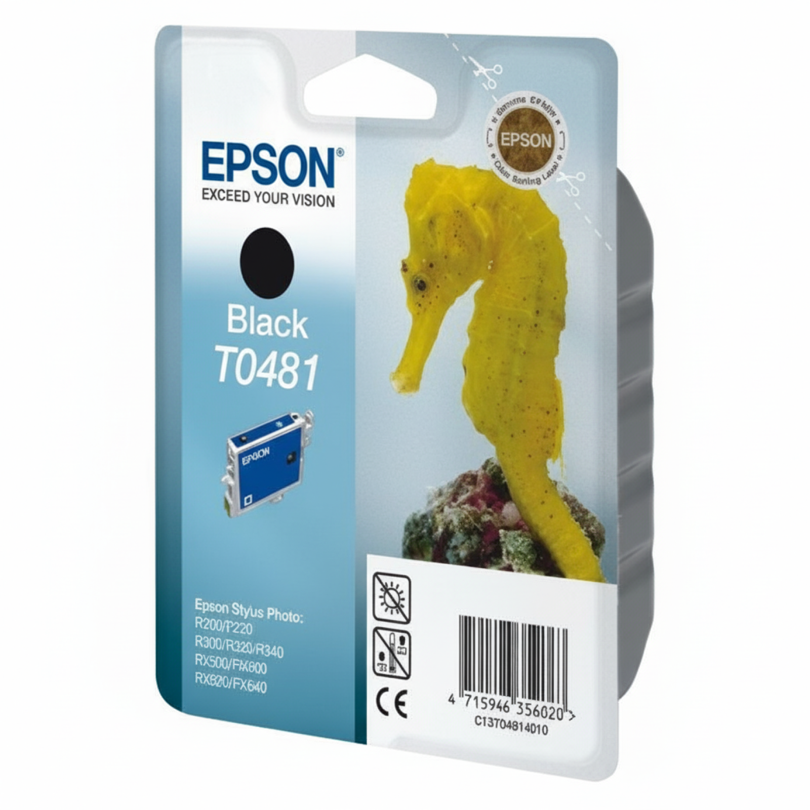 Tusz Oryginalny Epson T0481 (C13T04814010) (Czarny)