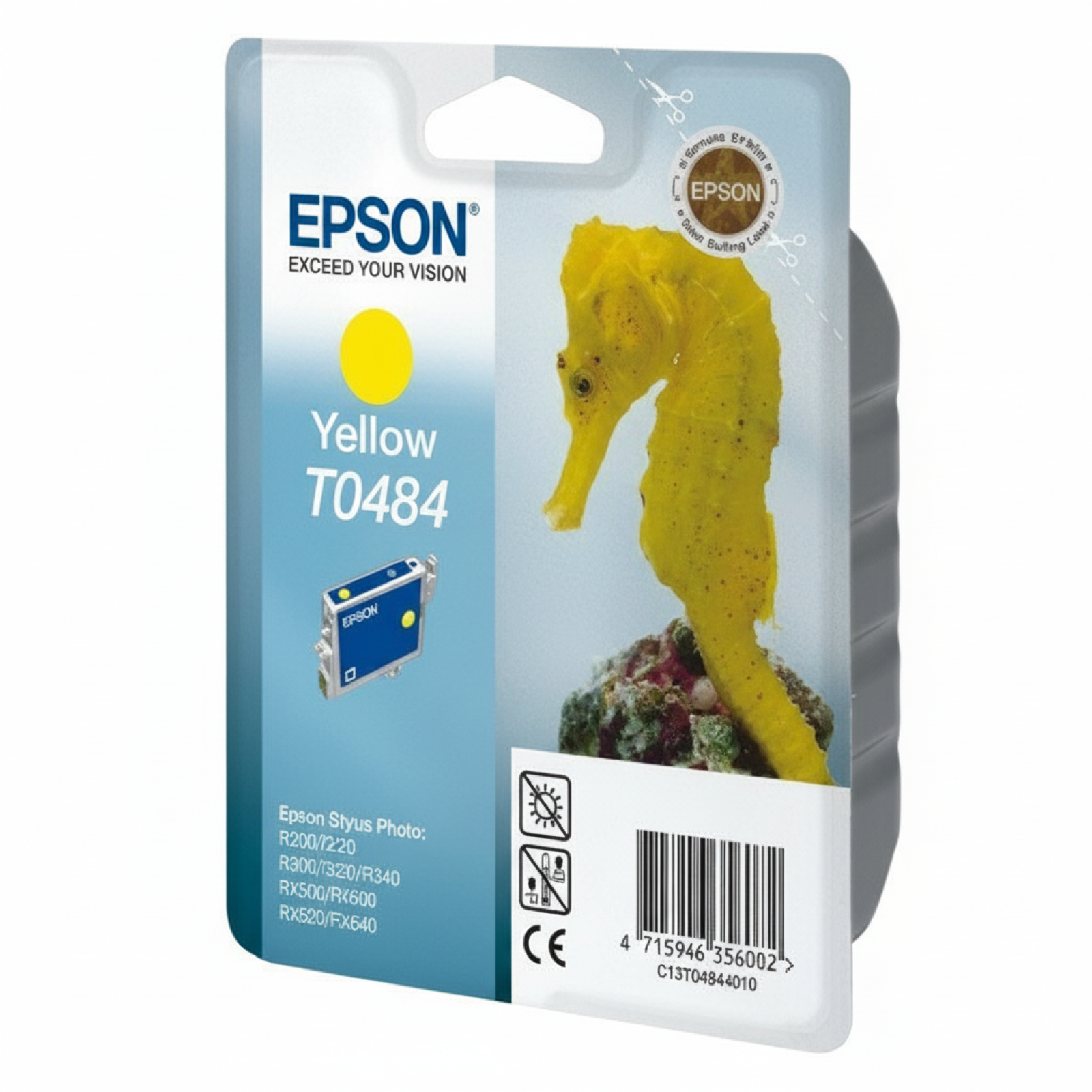 Tusz Oryginalny Epson T0484 (C13T04844010) (Żółty)