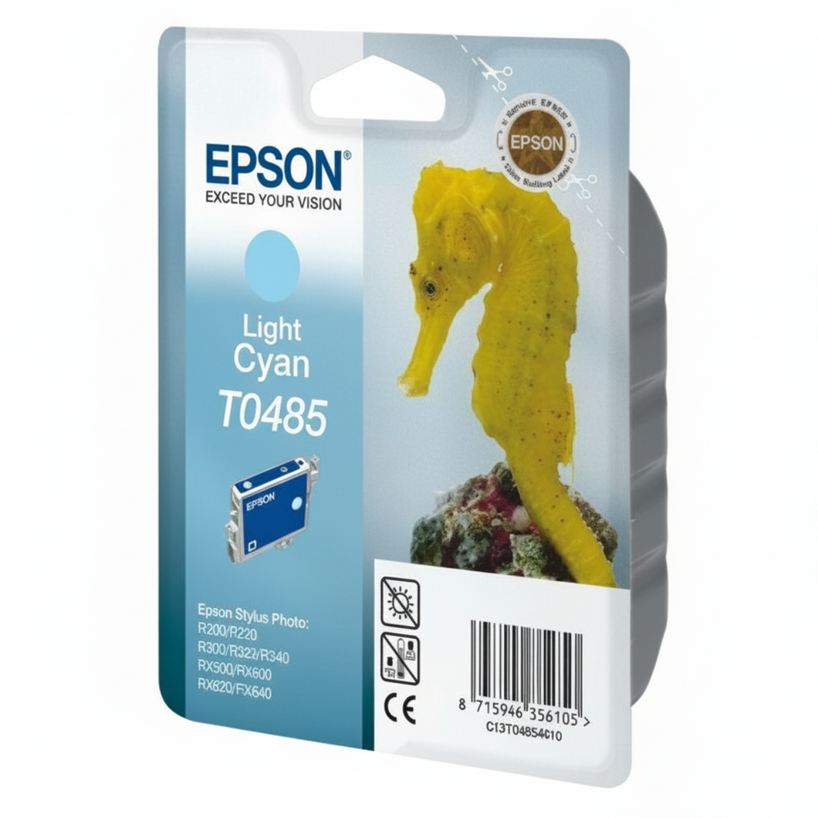 Tusz Oryginalny Epson T0485 (C13T04854010) (Jasny błękitny)