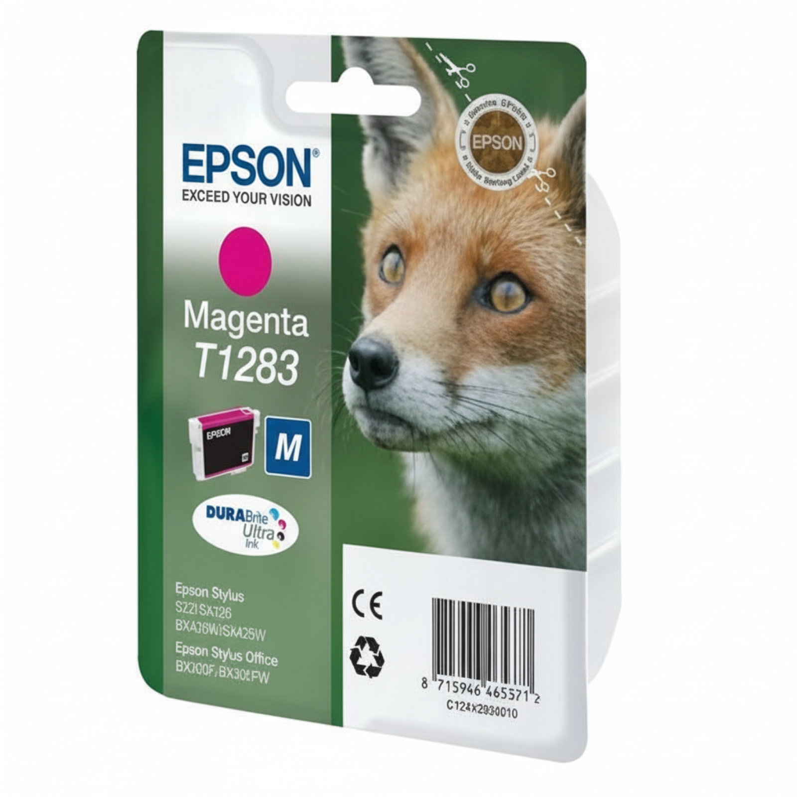 Tusz Oryginalny Epson T1283 (C13T12834010) (Purpurowy)