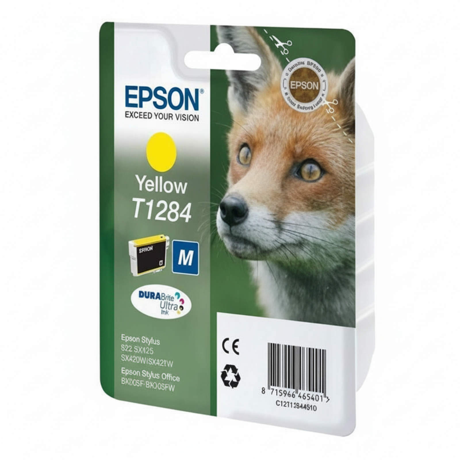 Tusz Oryginalny Epson T1284 (C13T12844010) (Żółty)