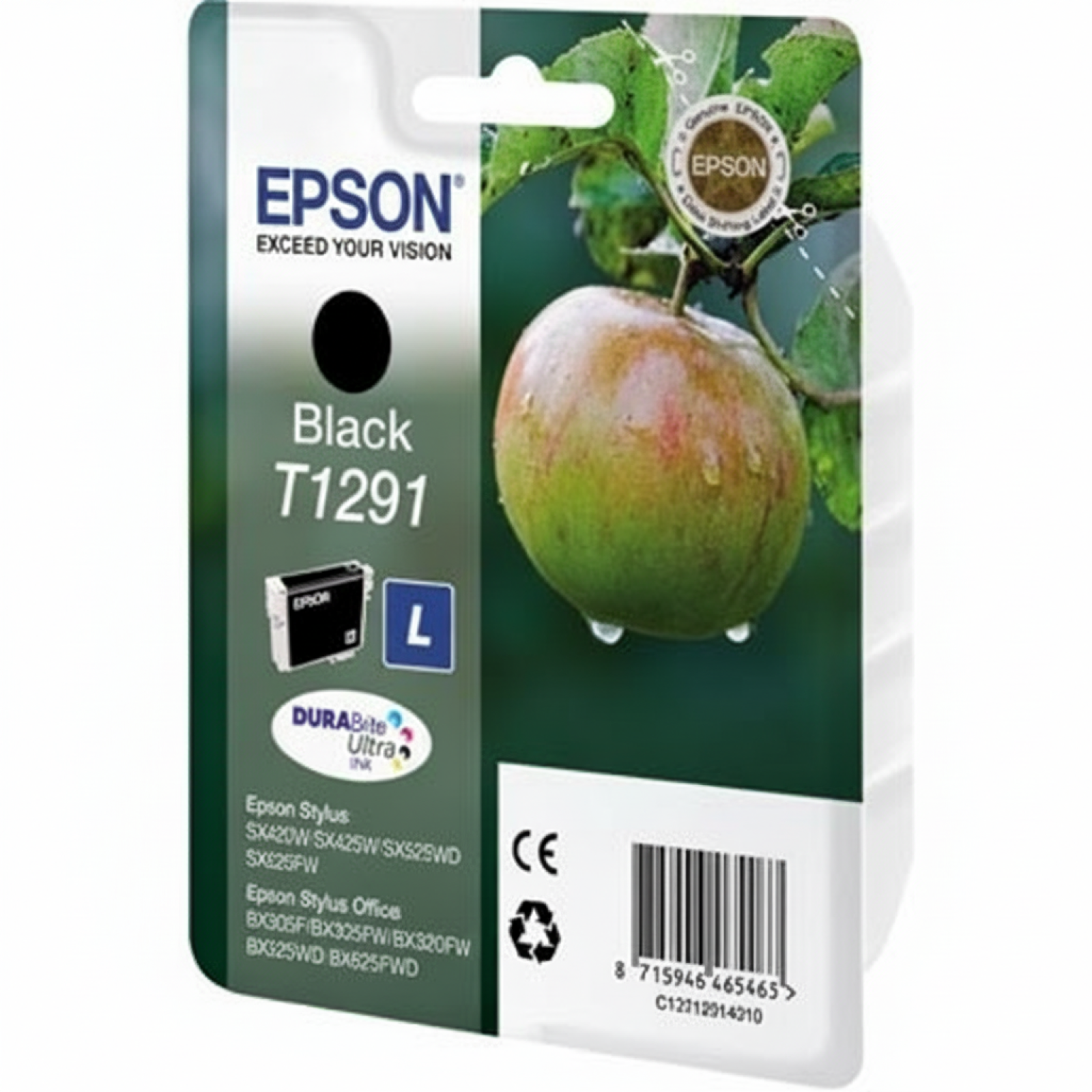 Tusz Oryginalny Epson T1291 (C13T12914010) (Czarny)