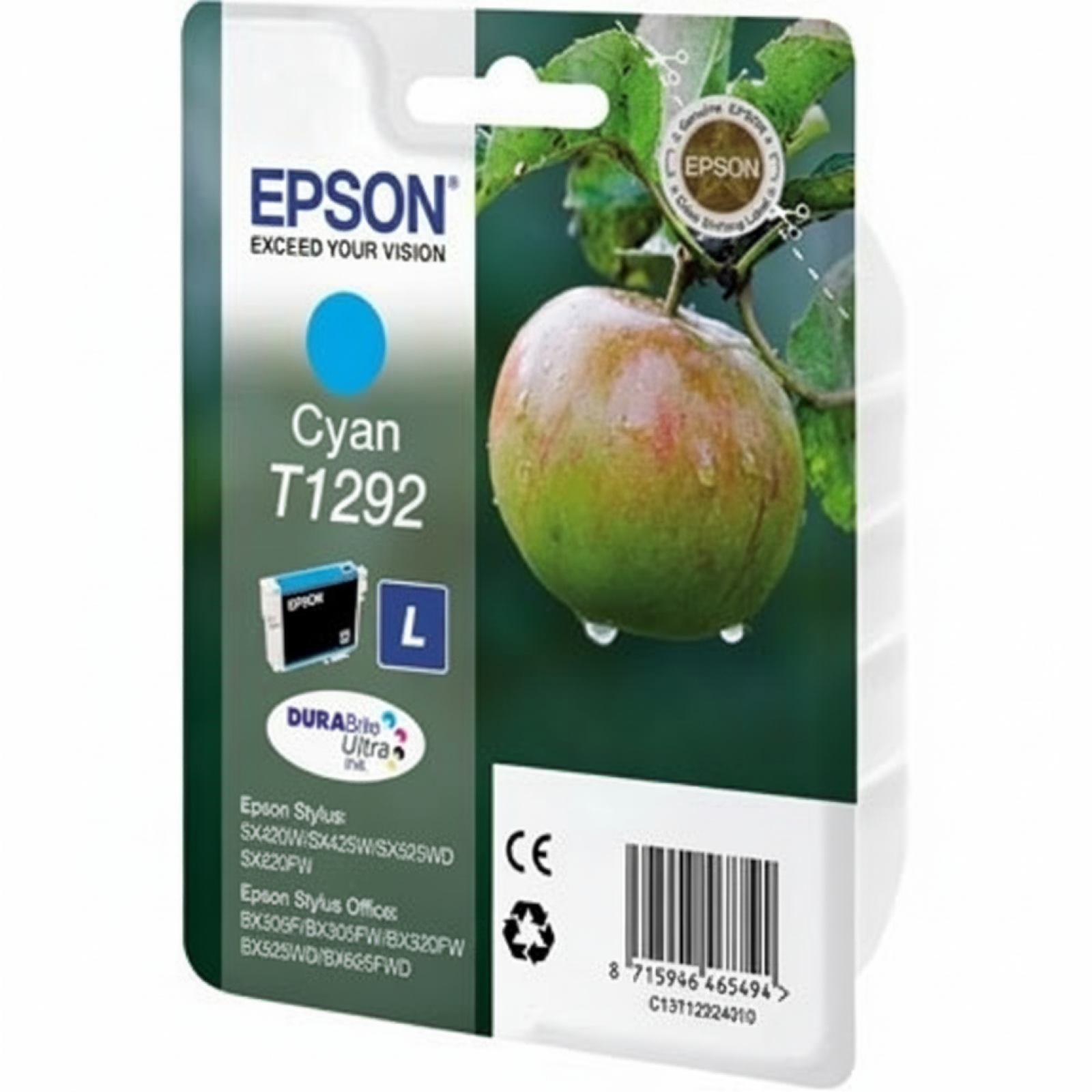 Tusz Oryginalny Epson T1292 (C13T12924010) (Błękitny)