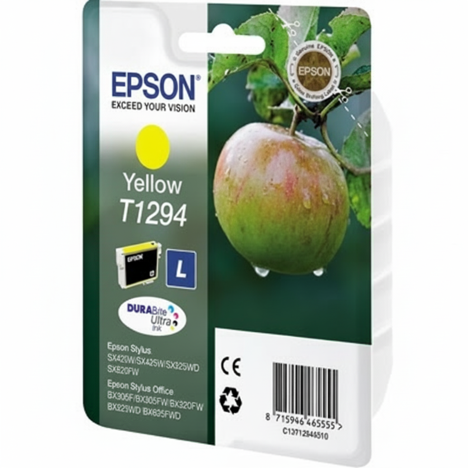 Tusz Oryginalny Epson T1294 (C13T12944010) (Żółty)
