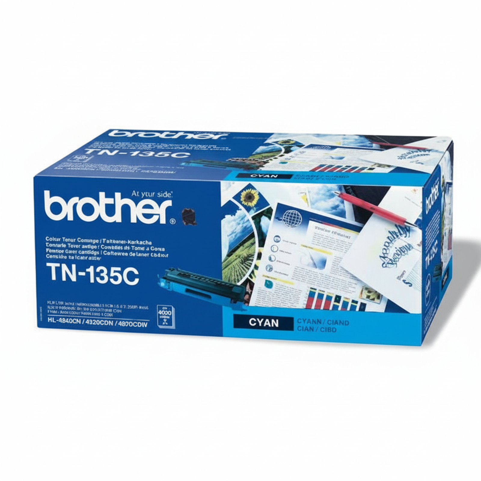 Toner Oryginalny Brother TN-135C (TN135C) (Błękitny)