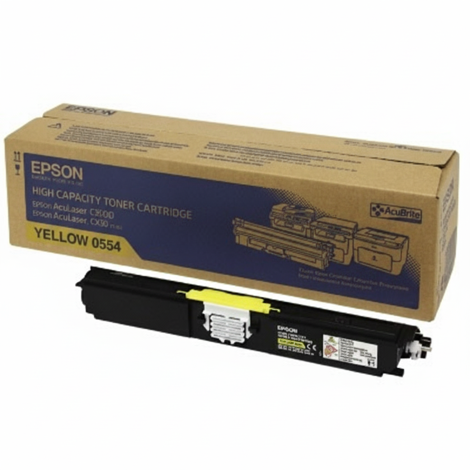Toner Oryginalny Epson C1600 CX16 (C13S050554) (Żółty)
