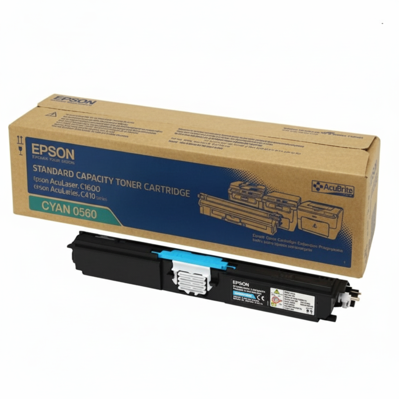 Toner Oryginalny Epson C1600 CX16 (C13S050556) (Błękitny)