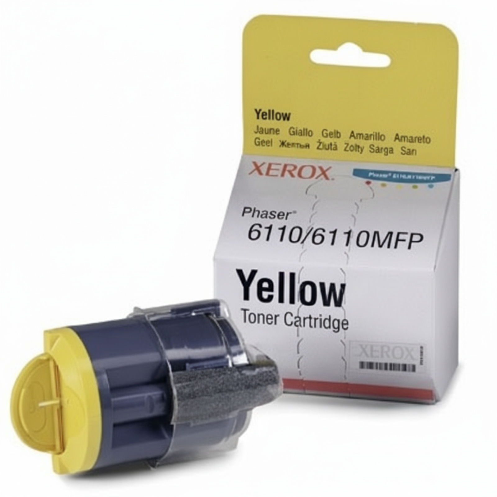 Toner Oryginalny Xerox 6110Y (106R01204) (Żółty)