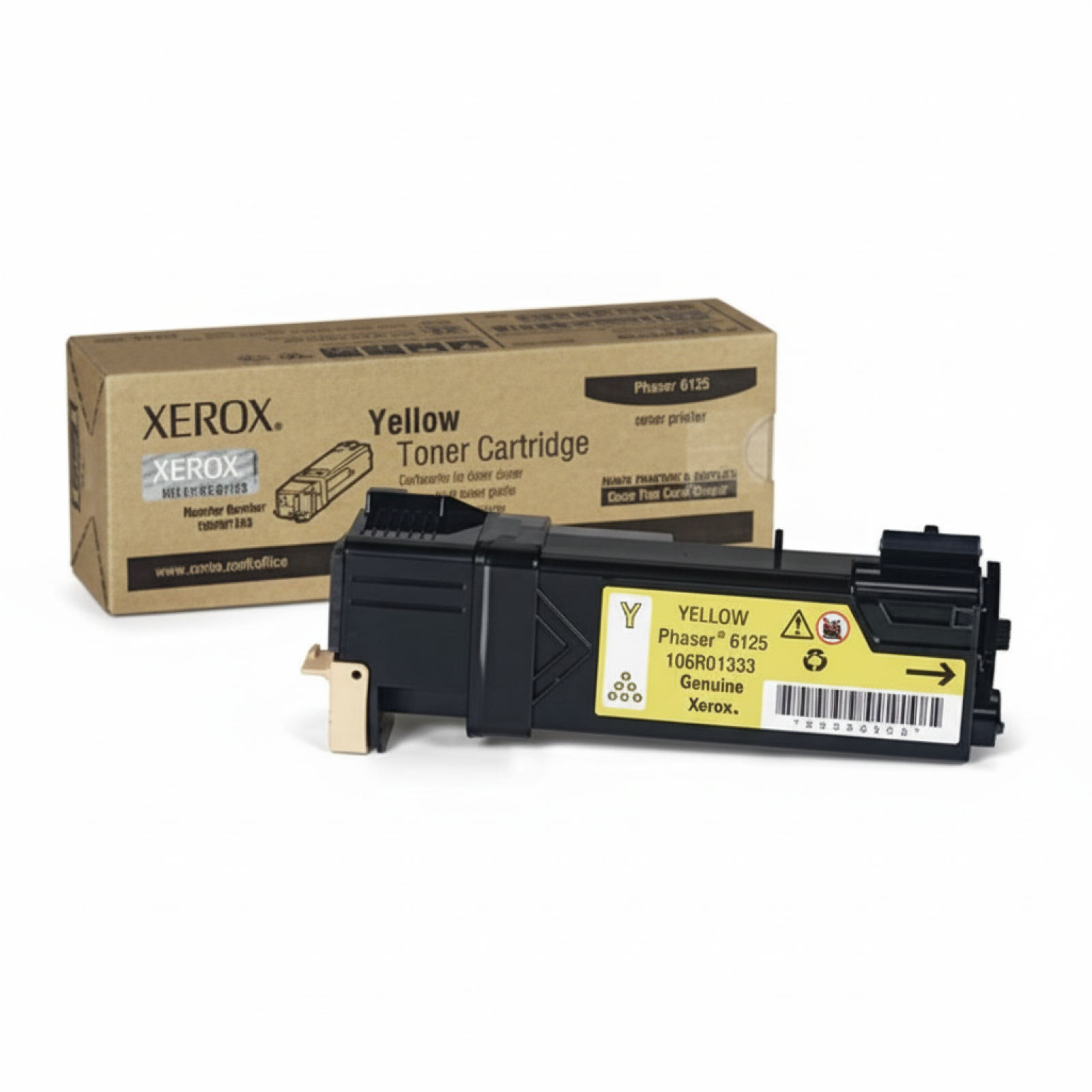Toner Oryginalny Xerox 6125Y (106R01337) (Żółty)