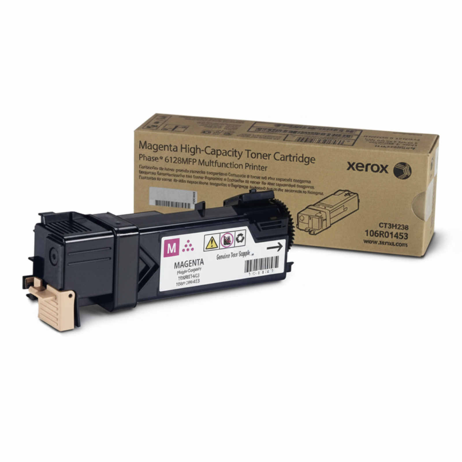 Toner Oryginalny Xerox 6128M (106R01457) (Purpurowy)