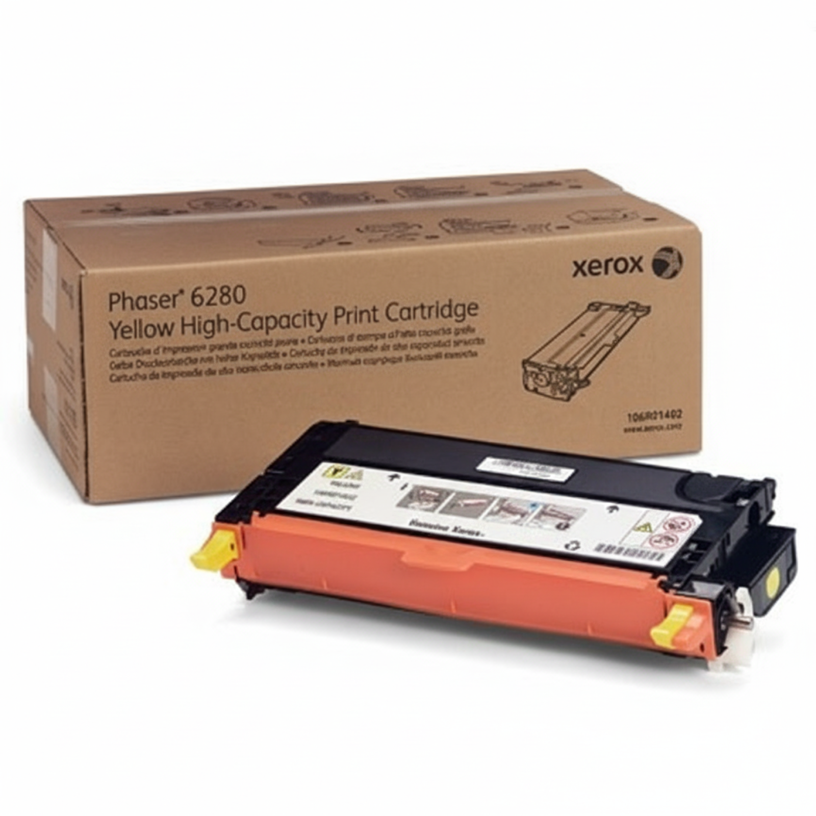 Toner Oryginalny Xerox 6280Y (106R01402) (Żółty)