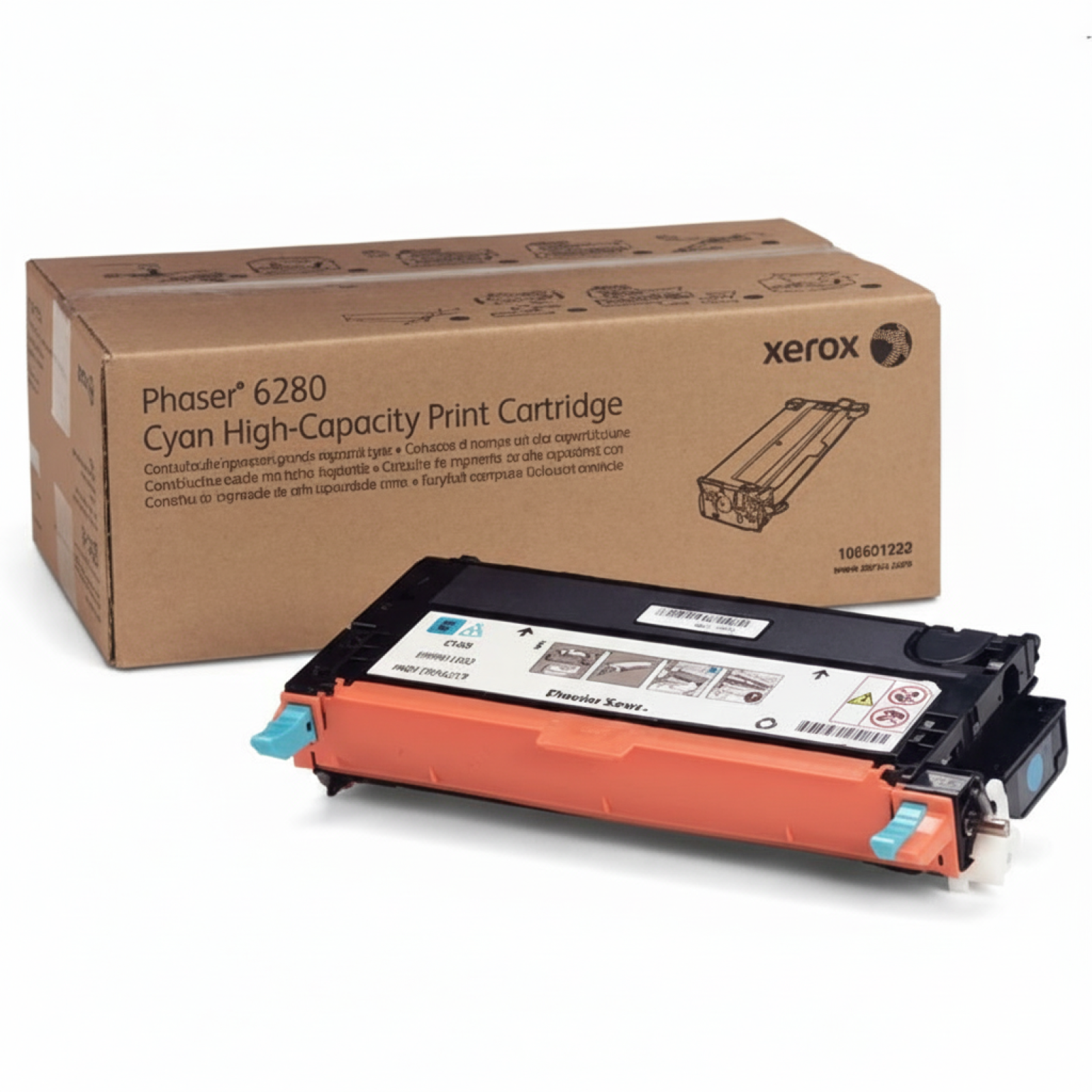 Toner Oryginalny Xerox 6280C (106R01400) (Błękitny)