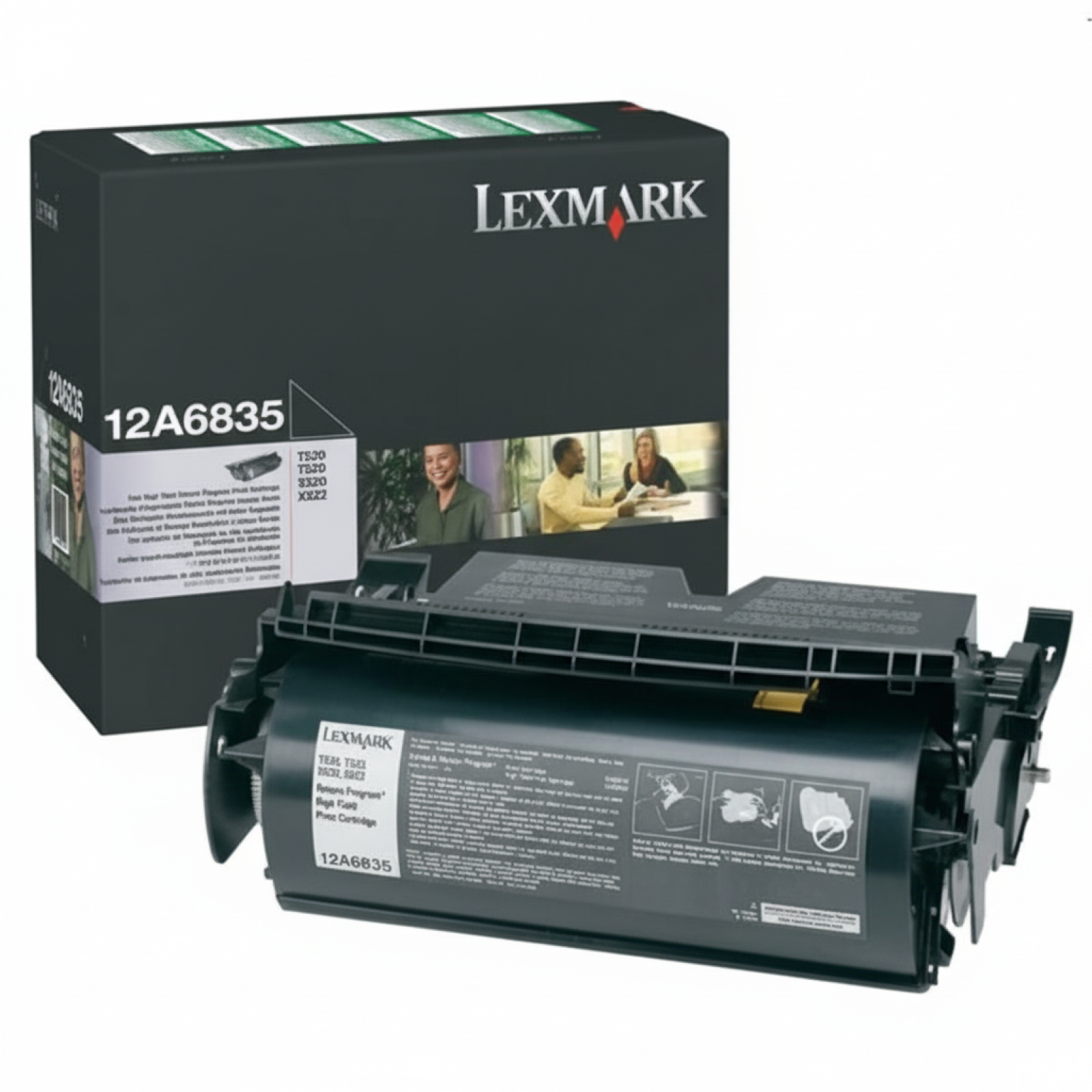 Toner Oryginalny Lexmark 12A6835 (12A6835 ) (Czarny)