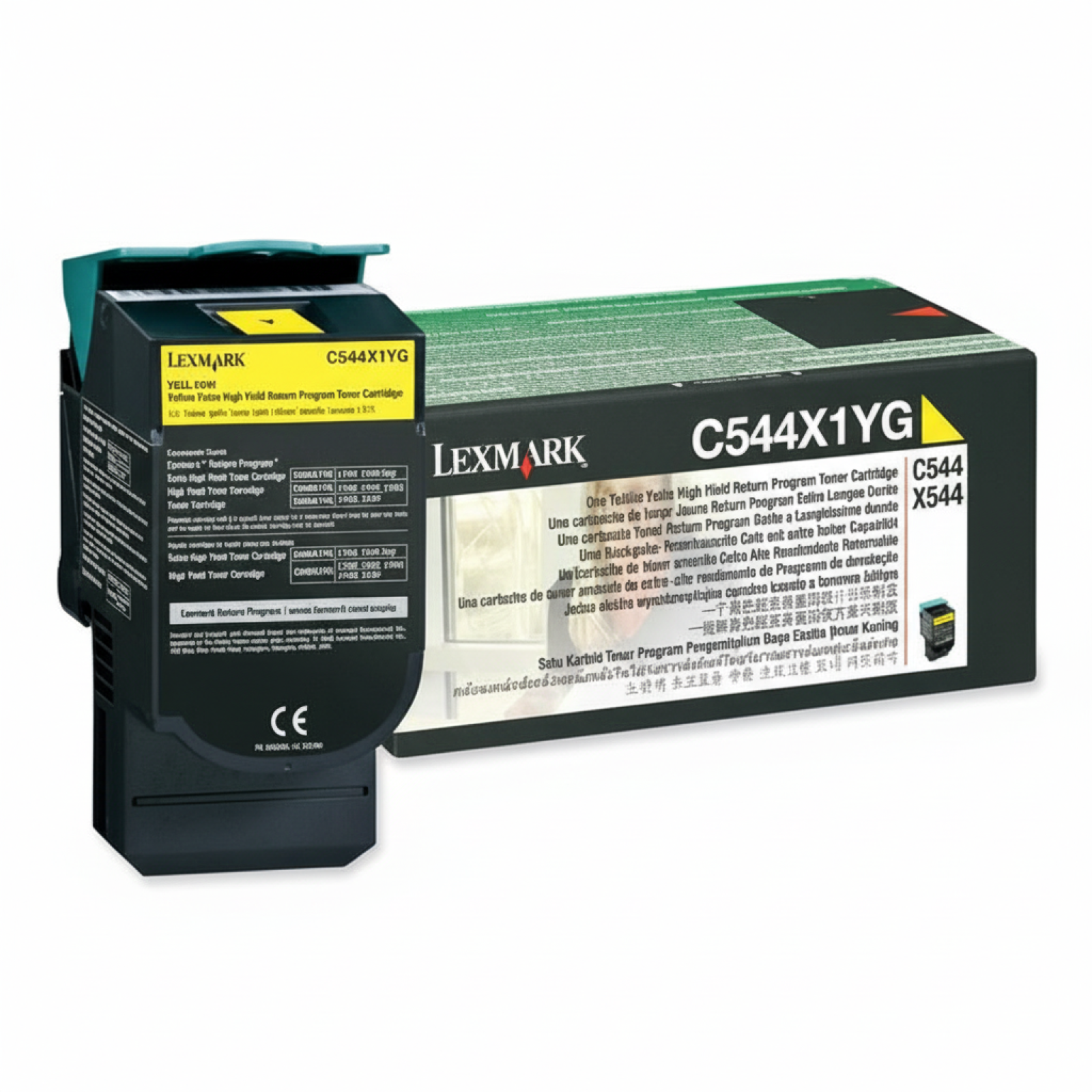 Toner Oryginalny Lexmark C544X1YG (C544X1YG) (Żółty)