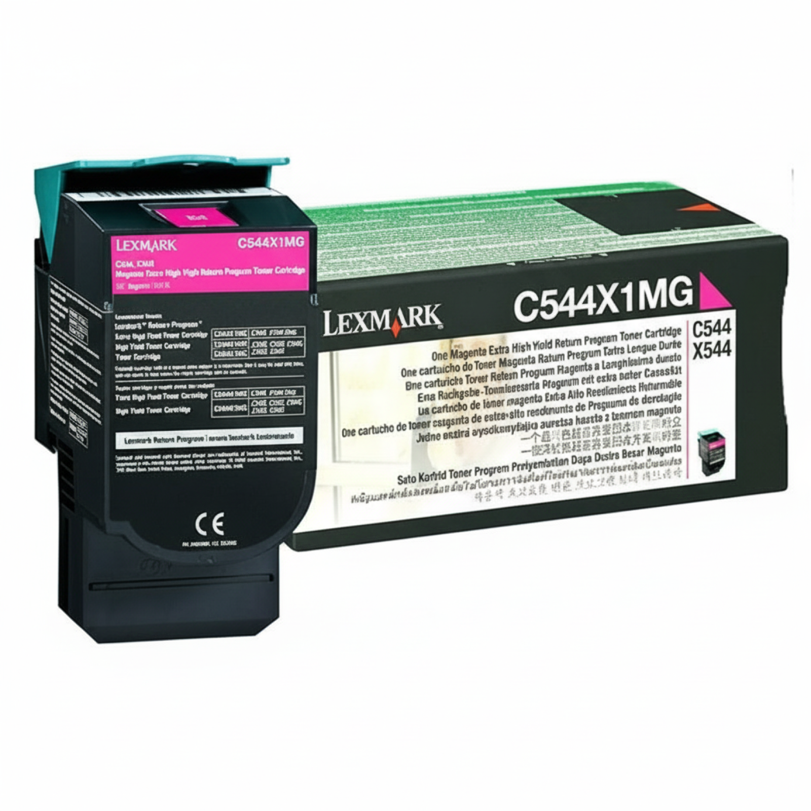 Toner Oryginalny Lexmark C544X1MG (C544X1MG) (Purpurowy)
