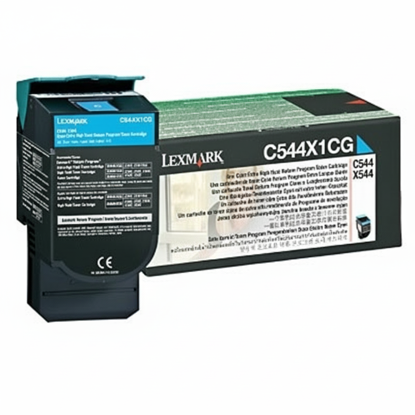 Toner Oryginalny Lexmark C544X1CG (C544X1CG) (Błękitny)