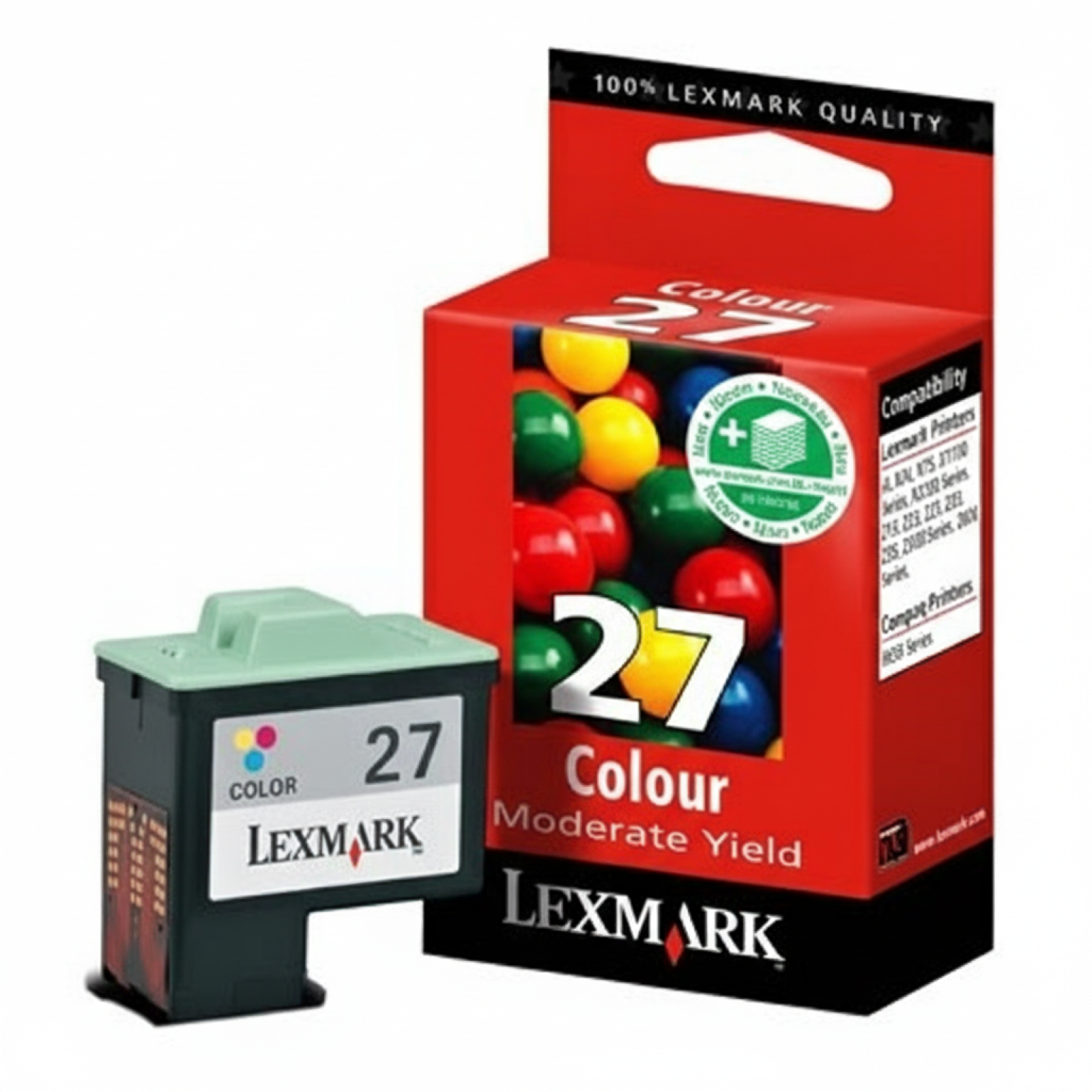 Tusz Oryginalny Lexmark 27 (10NX227E) (Kolorowy)