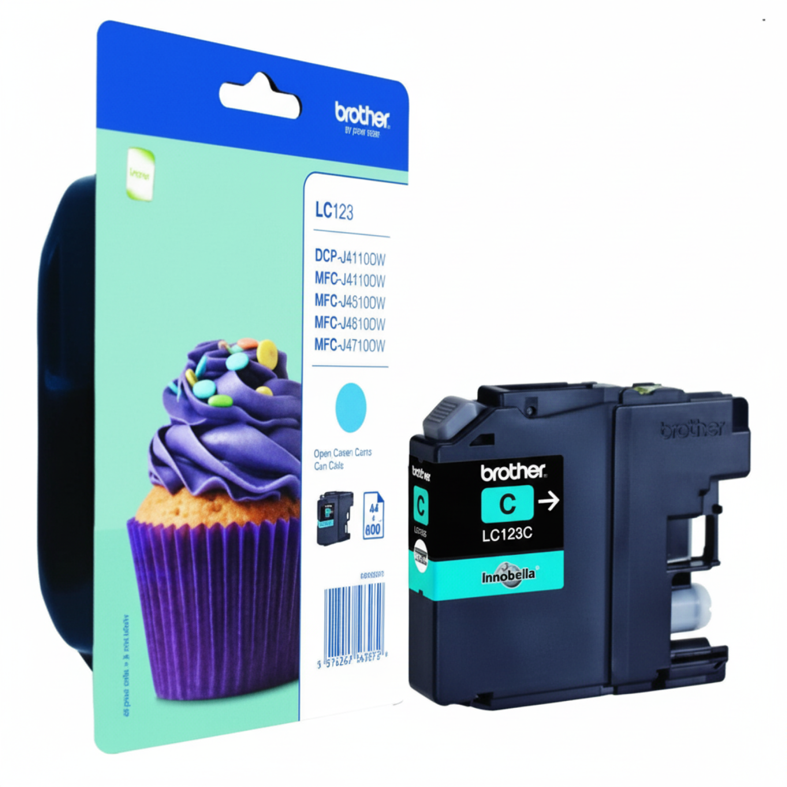 Tusz Oryginalny Brother LC-123 C (LC123C) (Błękitny)
