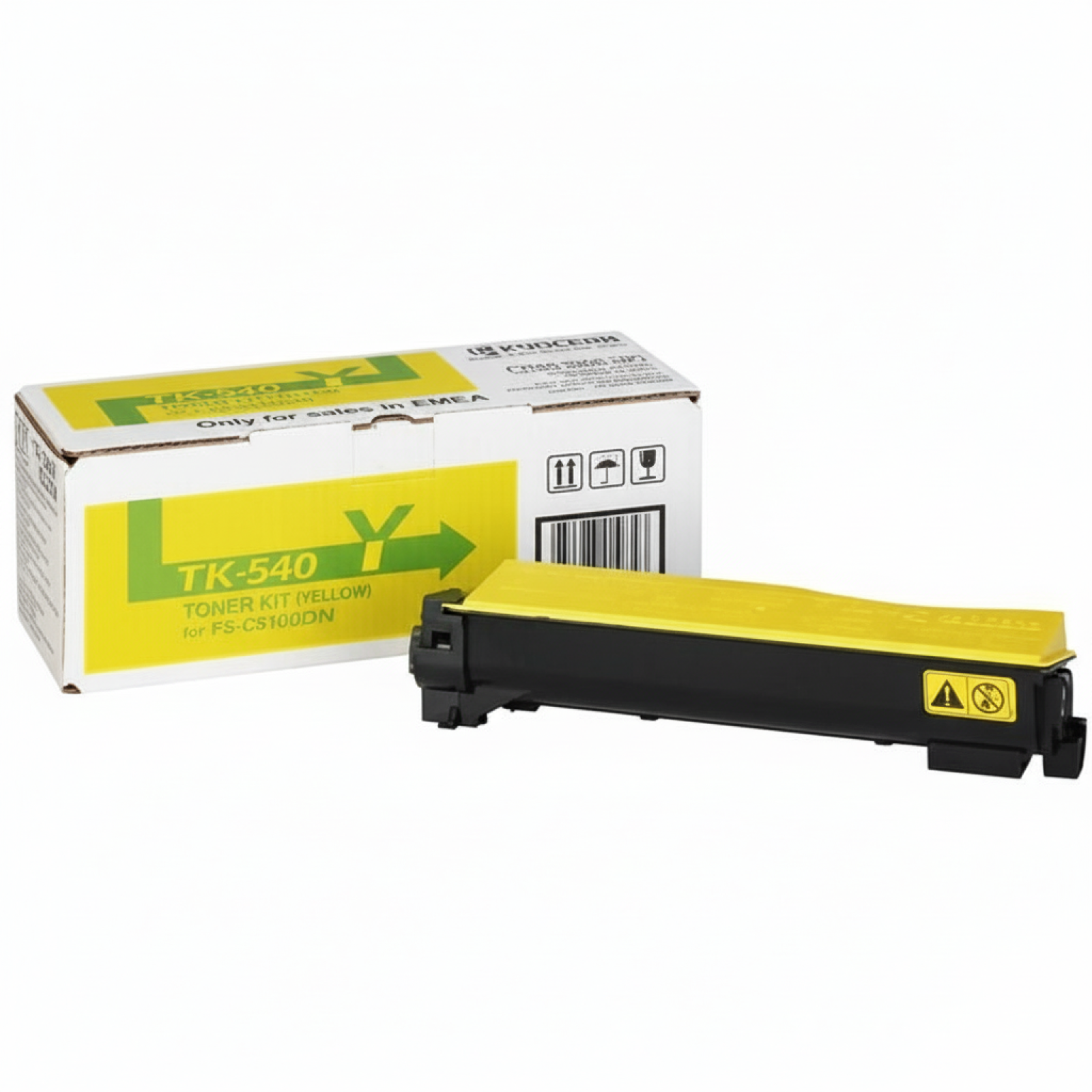 Toner Oryginalny Kyocera TK-540Y (TK-540Y) (Żółty)