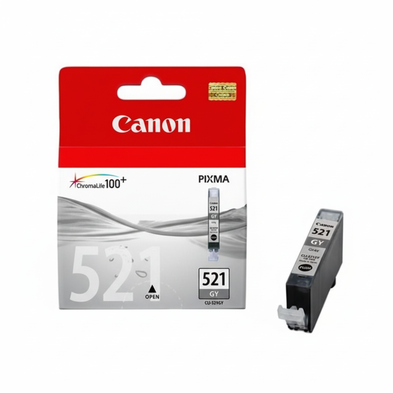 Tusz Oryginalny Canon CLI-521 G (2937B001) (Szary)