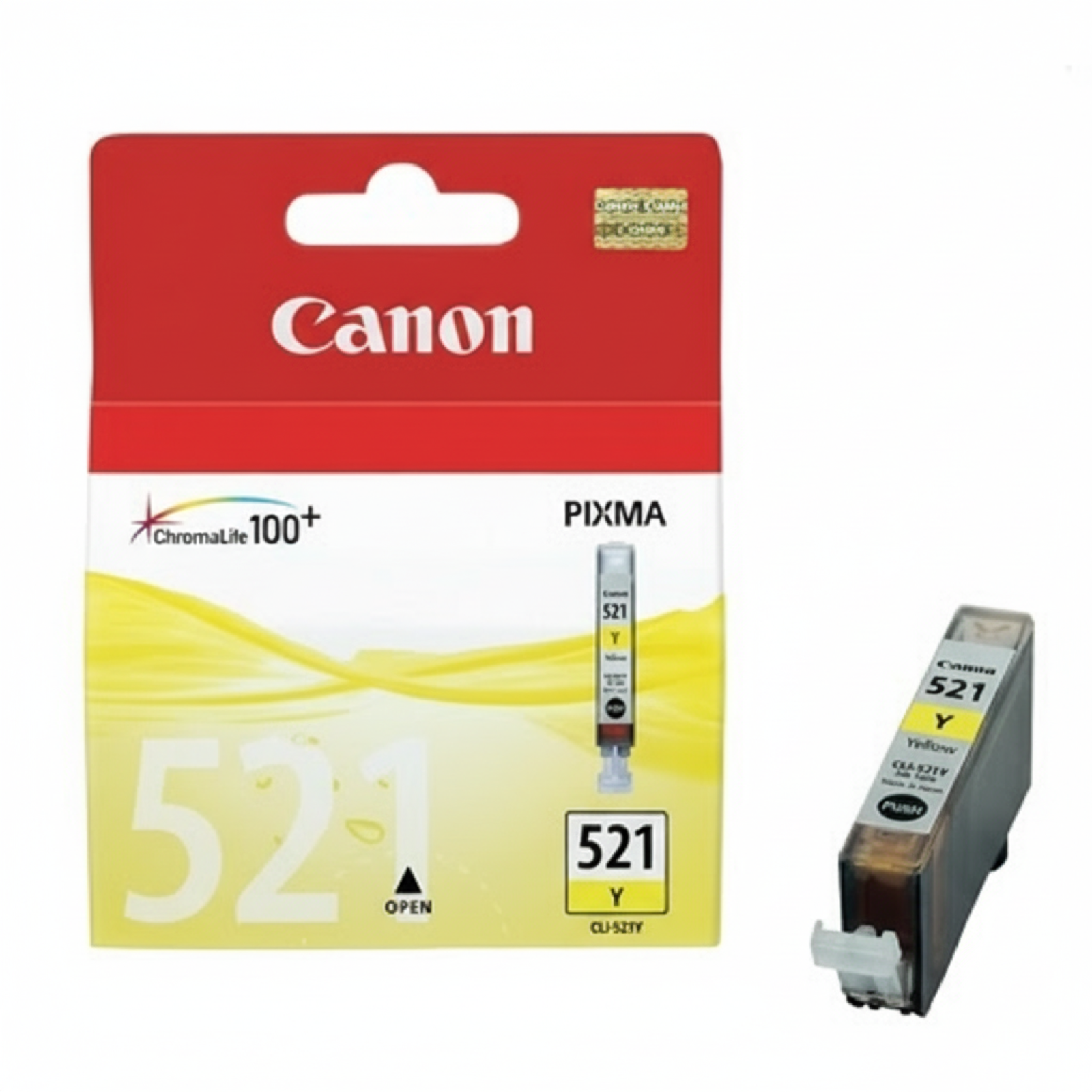 Tusz Oryginalny Canon CLI-521 Y (2936B001) (Żółty)