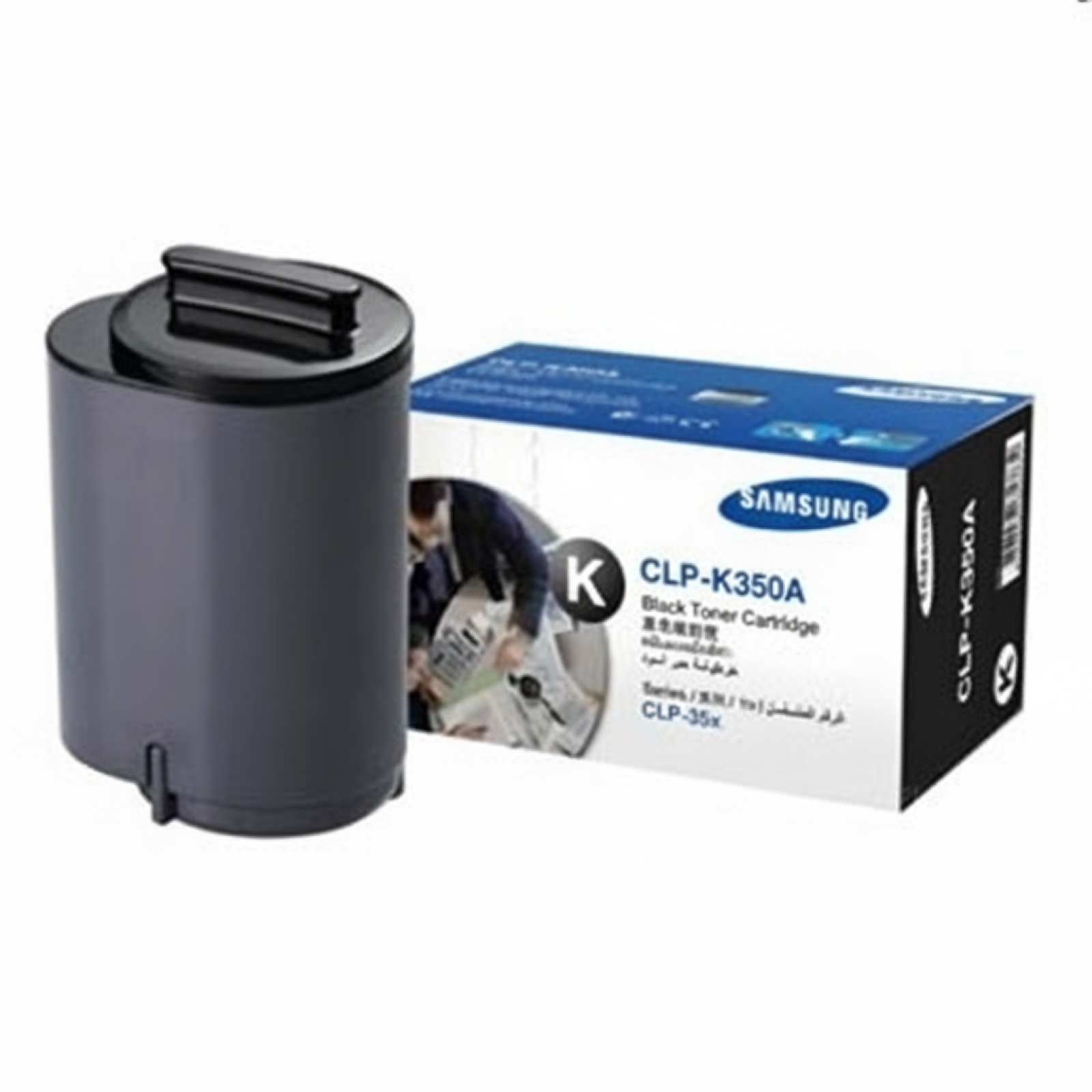 Toner Oryginalny Samsung CLP-K350A (CLP-K350A) (Czarny)