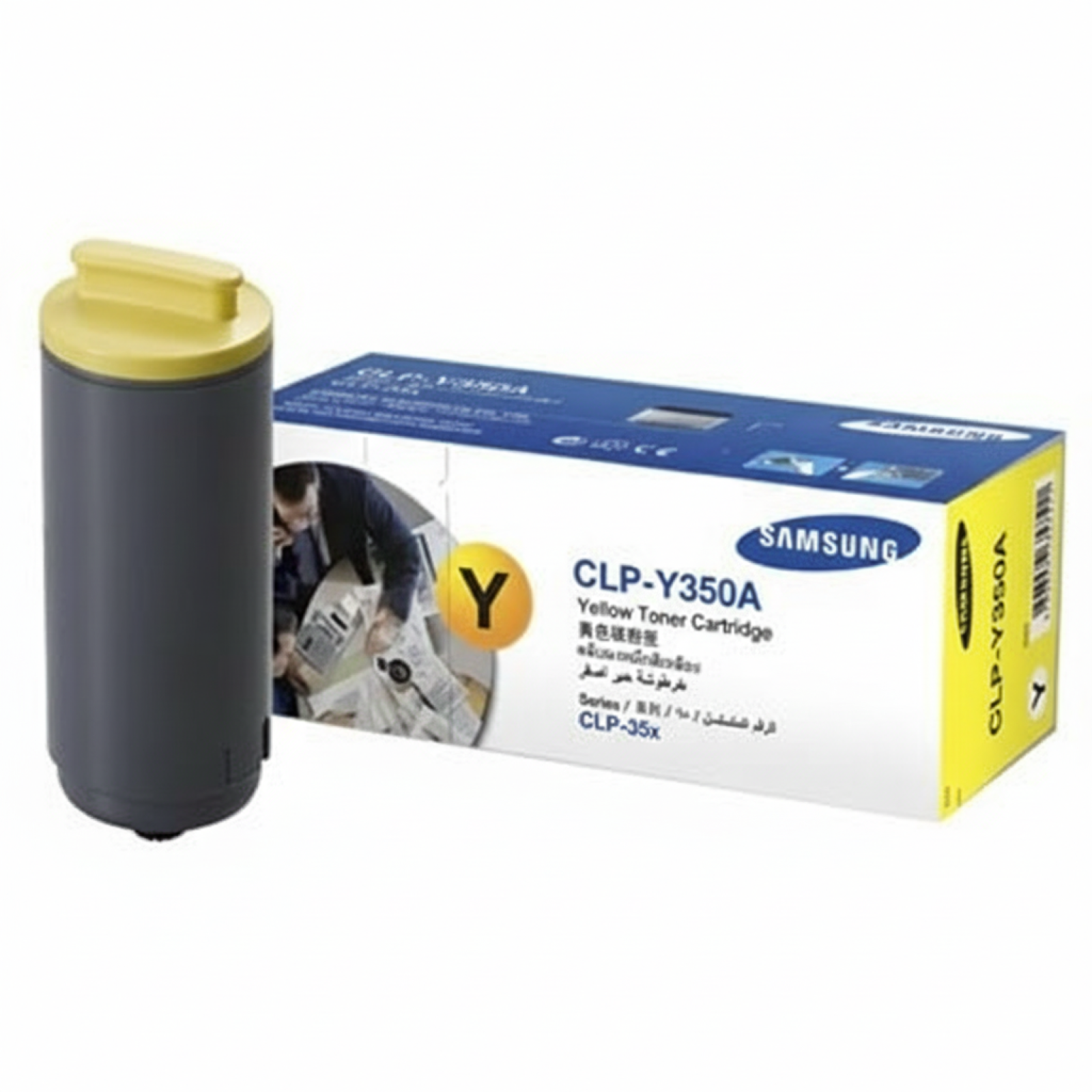 Toner Oryginalny Samsung CLP-Y350A (CLP-Y350A) (Żółty)