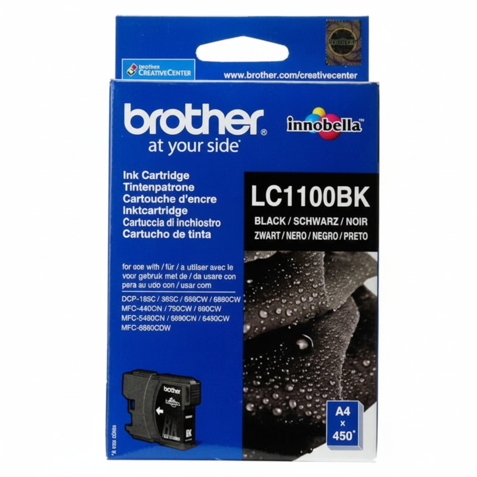 Tusz Oryginalny Brother LC-1100 BK (LC1100BK) (Czarny)
