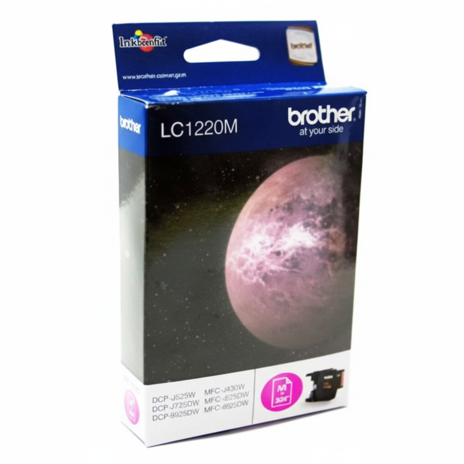 Tusz Oryginalny Brother LC-1220 M (LC1220M) (Purpurowy)