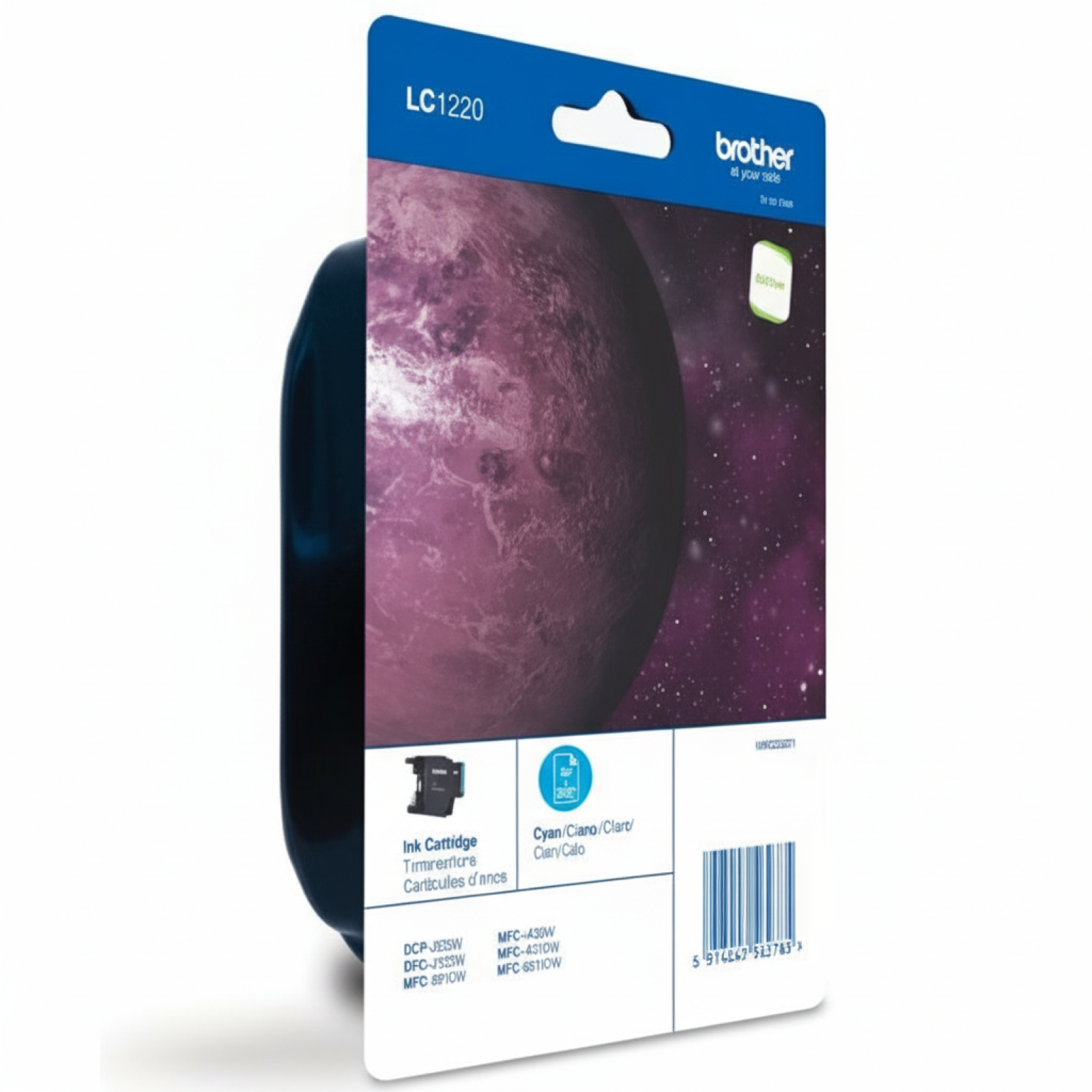 Tusz Oryginalny Brother LC-1220 C (LC1220C) (Błękitny)