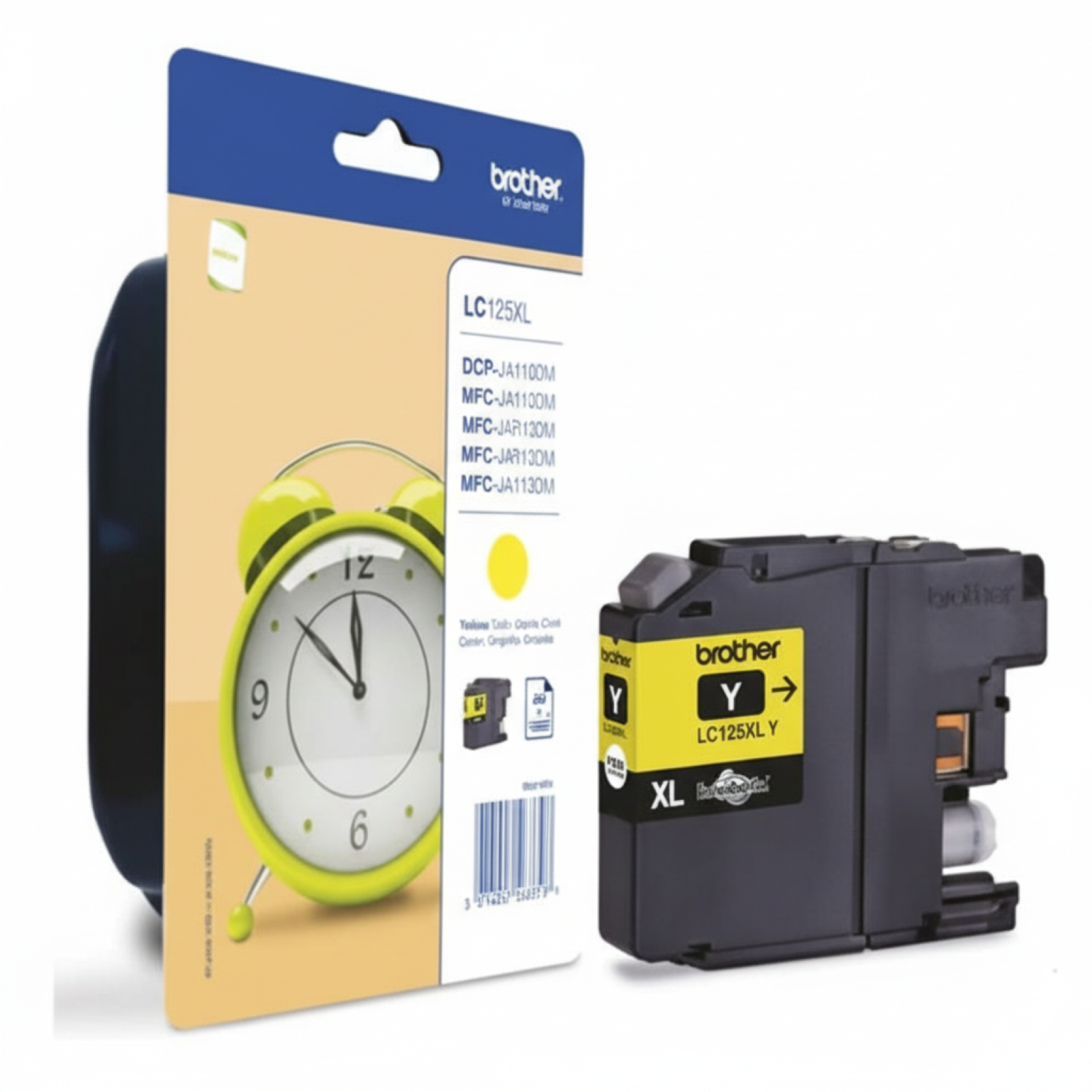 Tusz Oryginalny Brother LC-125 XL Y (LC125XLY) (Żółty)