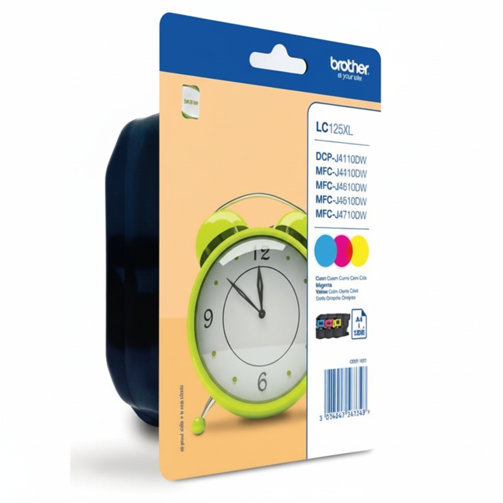 Tusze Oryginalne Brother LC-125 XL CMY (LC125XLRBWBP) (trójpak)