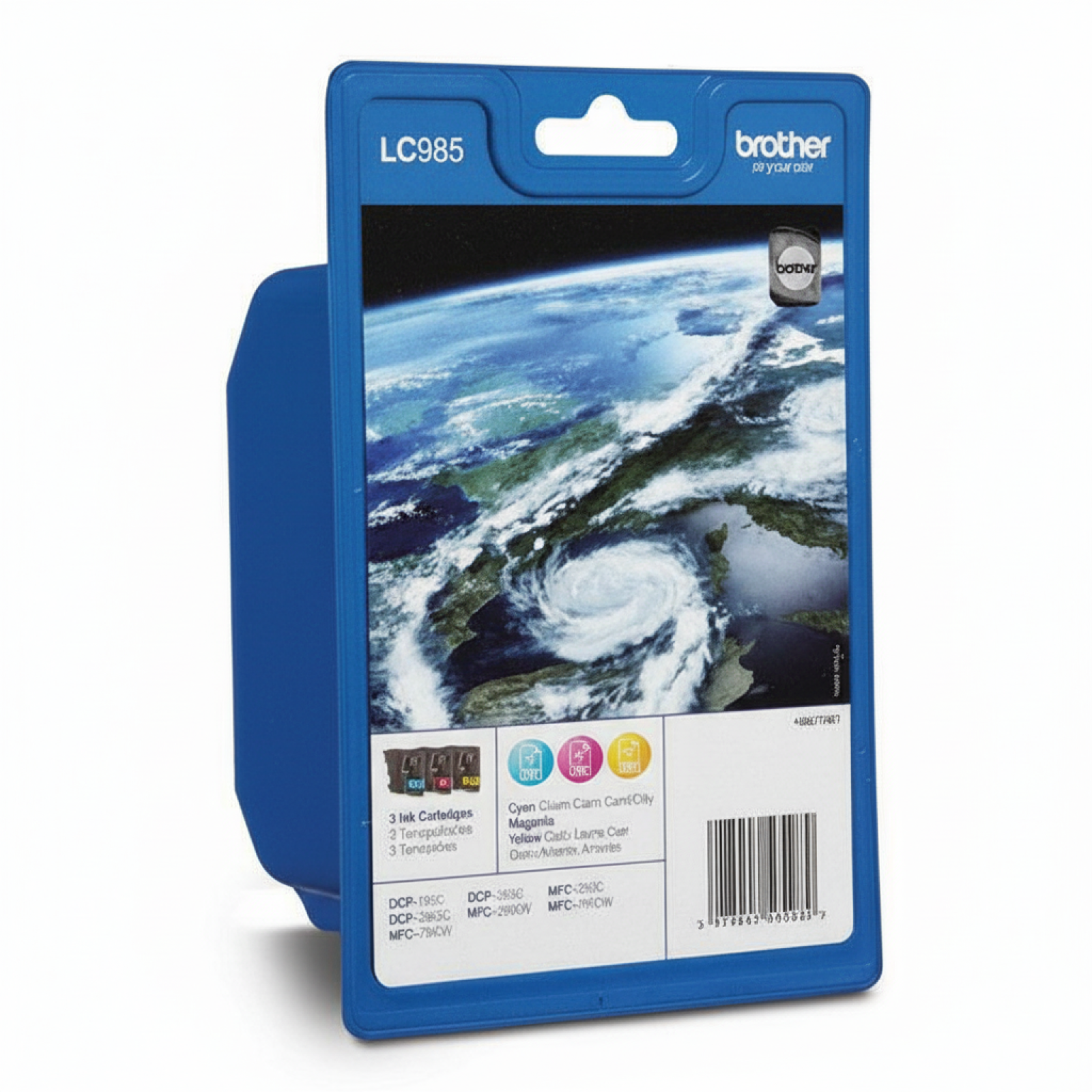 Tusze Oryginalne Brother LC-985 CMY (LC985RBWBP) (trójpak)