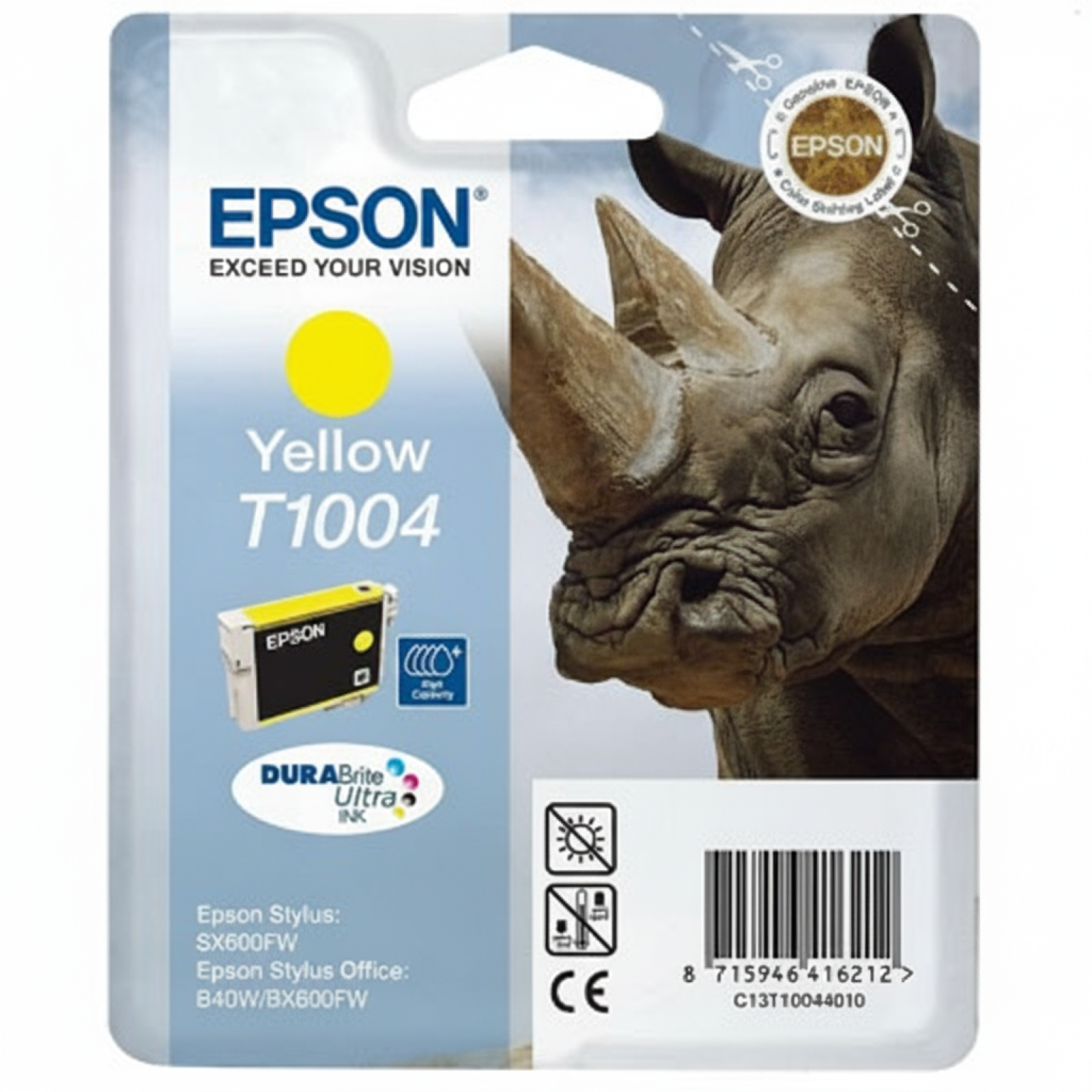 Tusz Oryginalny Epson T1004 (C13T10044010) (Żółty)
