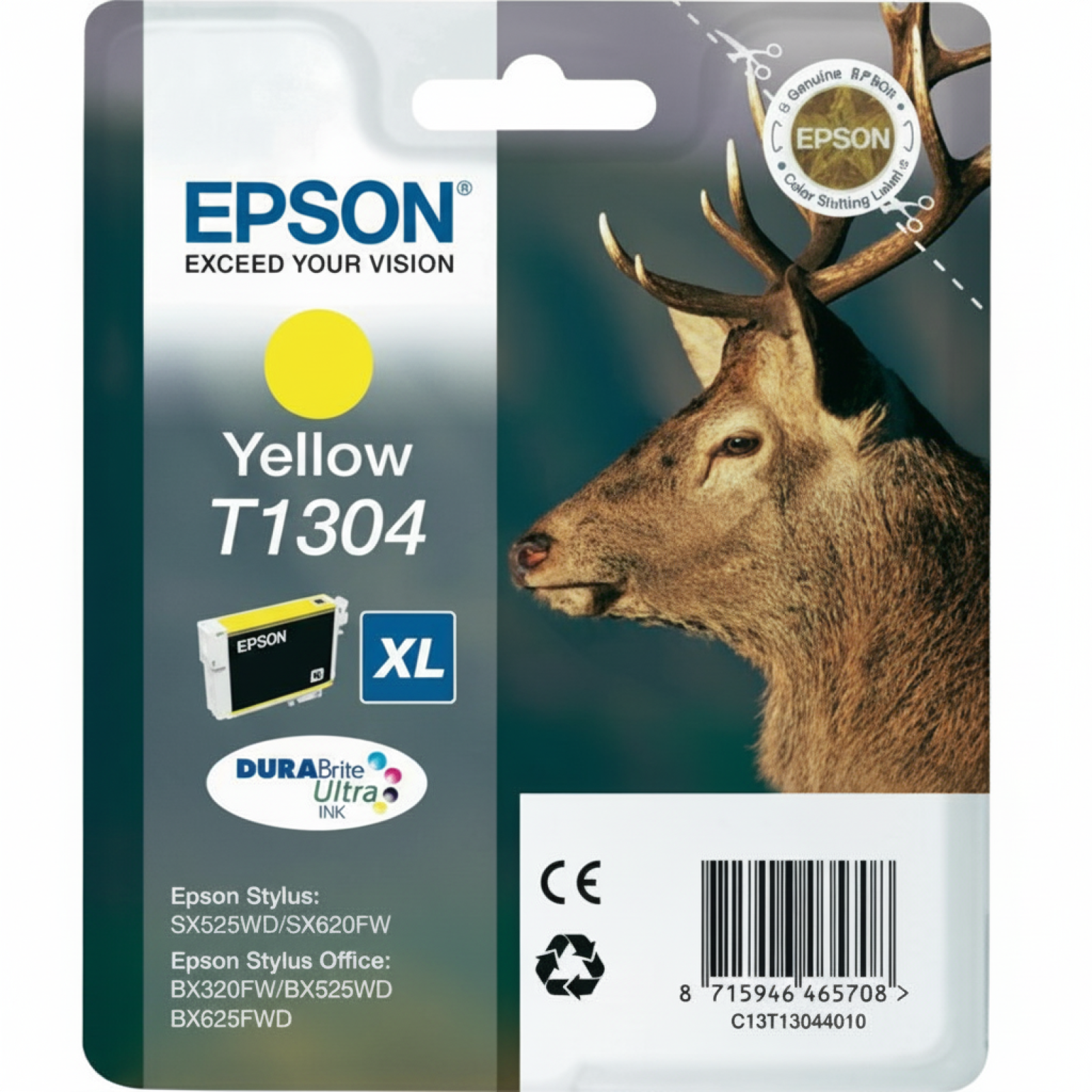 Tusz Oryginalny Epson T1304 (C13T13044010) (Żółty)
