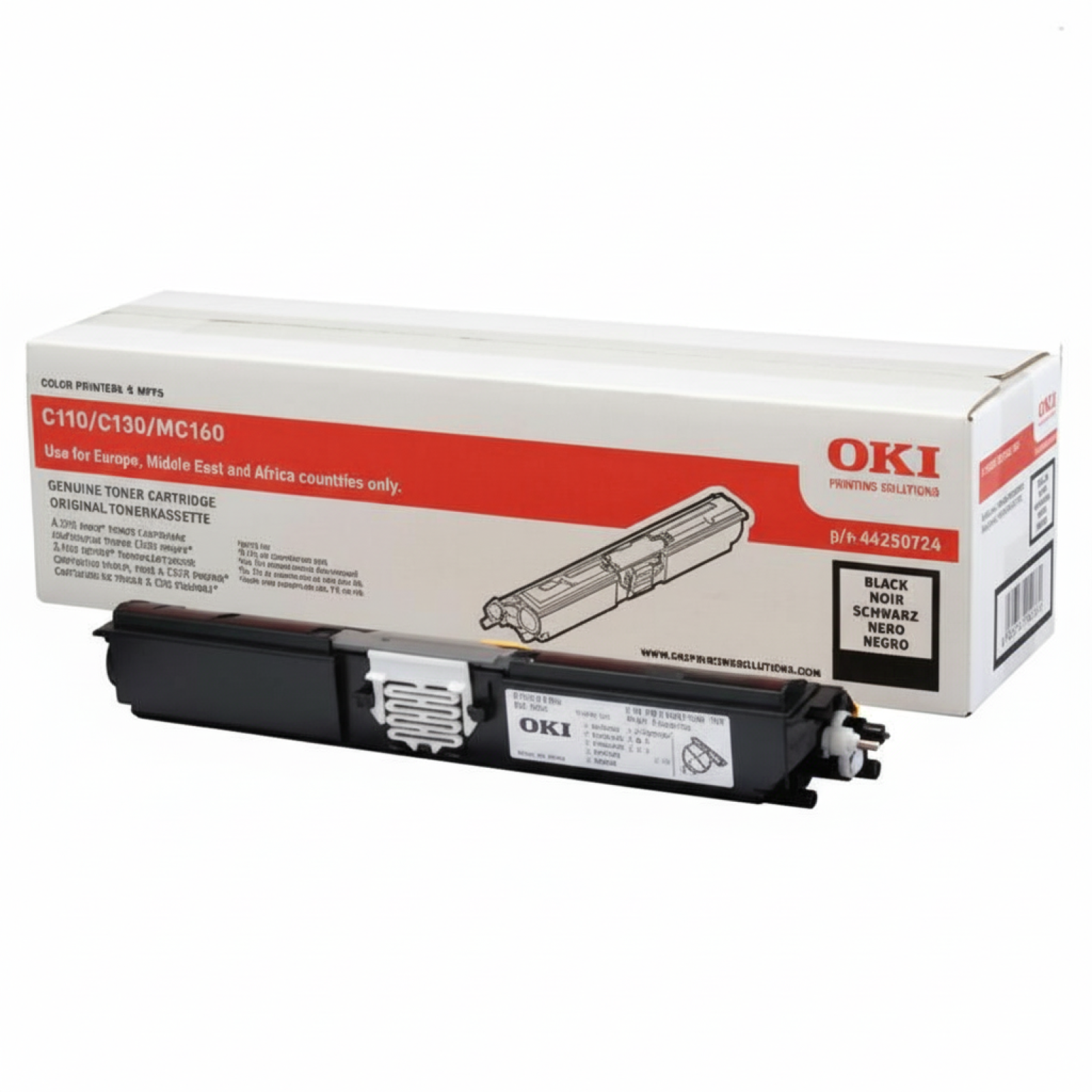 Toner Oryginalny Oki C110 130 (44250724) (Czarny)