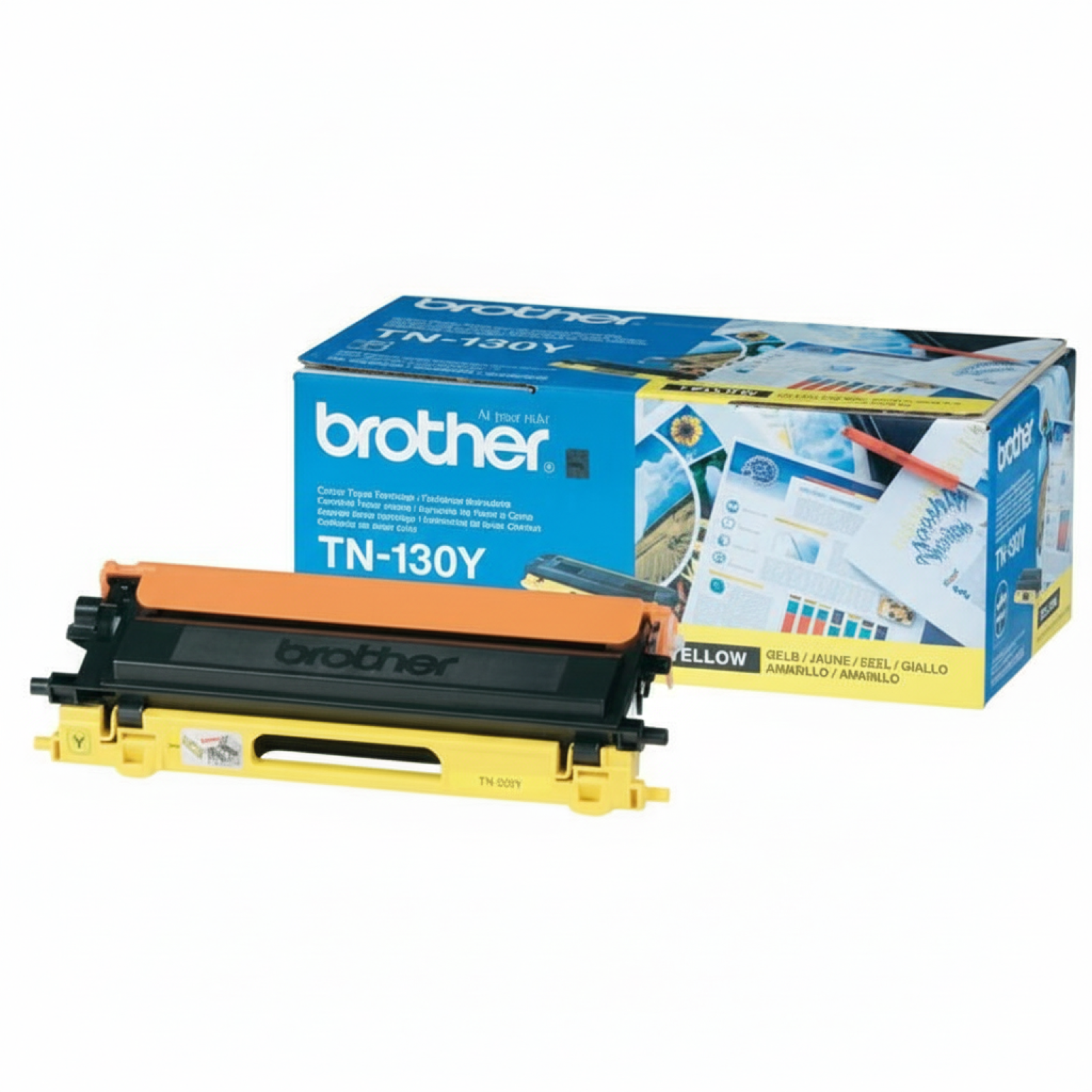 Toner Oryginalny Brother TN-130Y (TN130Y) (Żółty)
