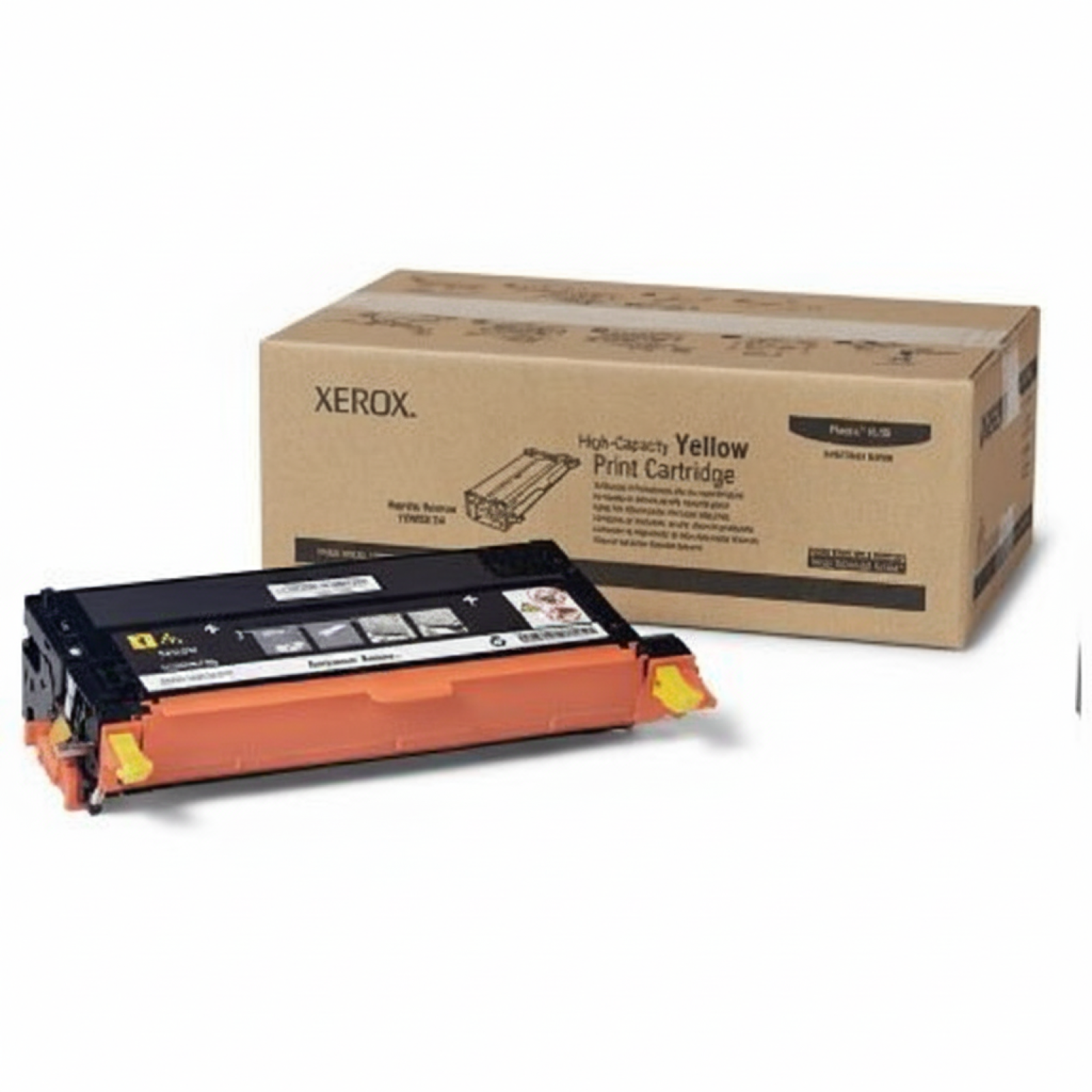 Toner Oryginalny Xerox 6180 6k (113R00725) (Żółty)