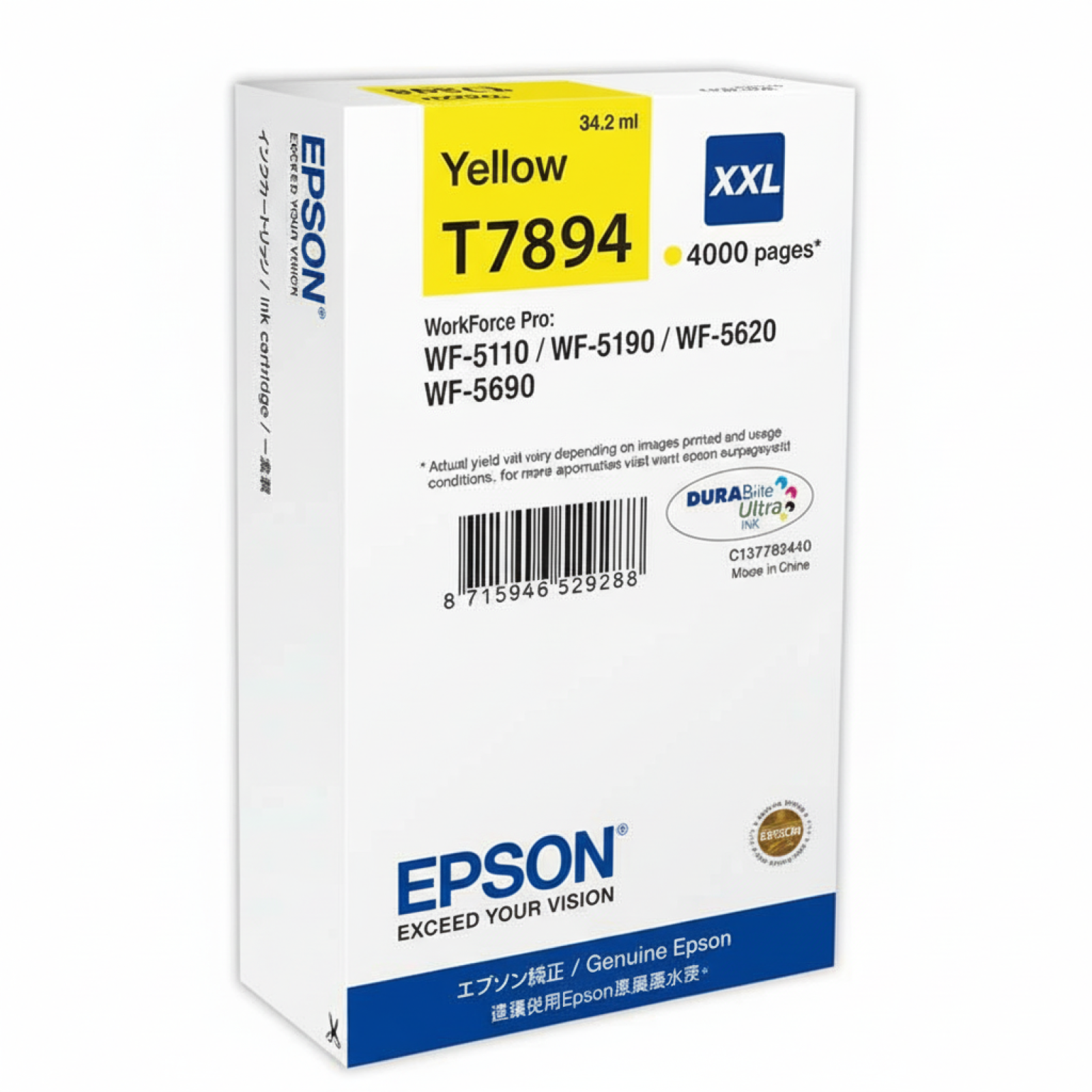 Tusz Oryginalny Epson T7894 (C13T789440) (Żółty)