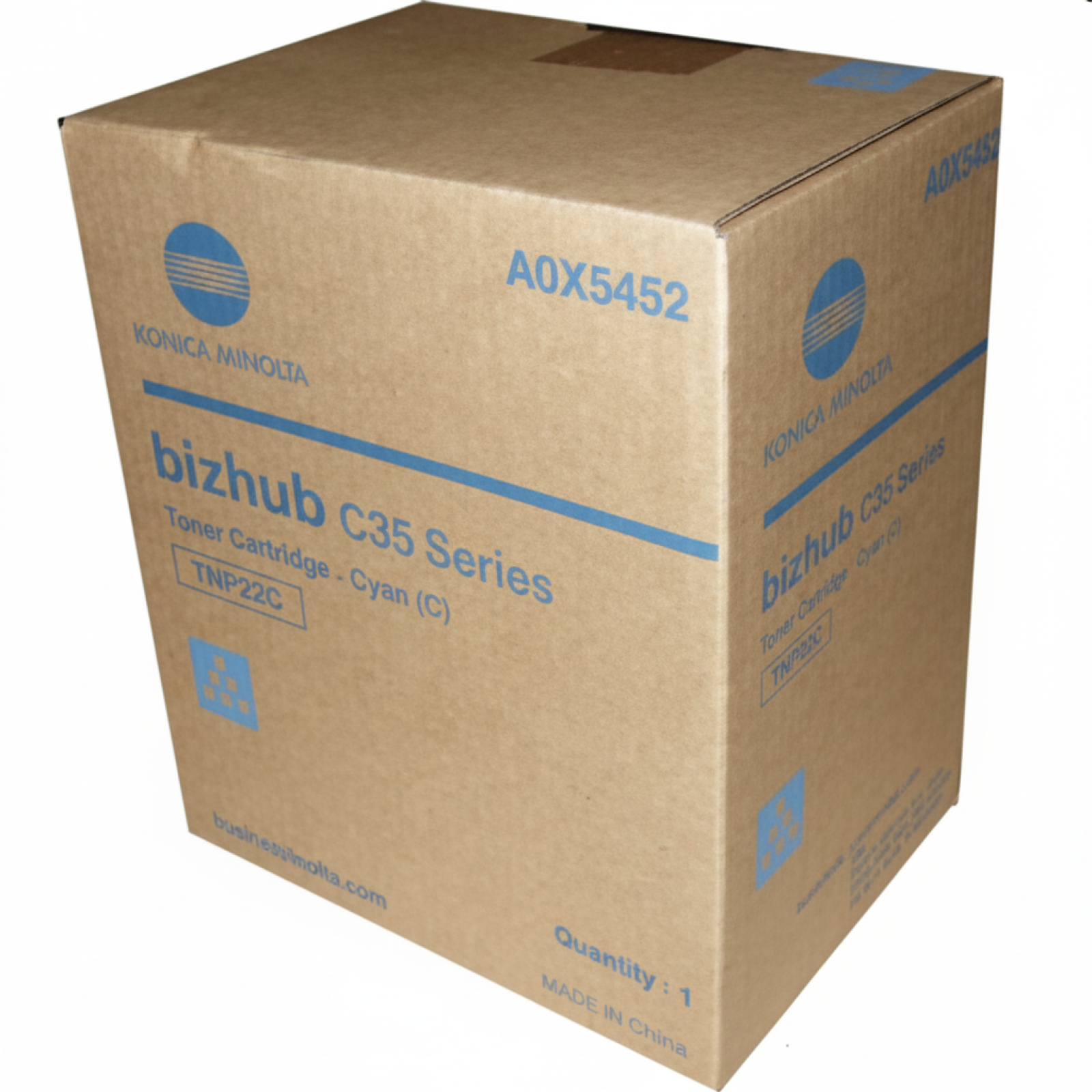 Toner Oryginalny KM TNP-22 C (A0X5452) (Błękitny)