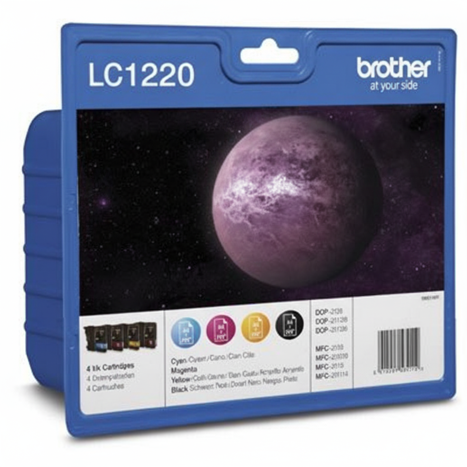 Tusze Oryginalne Brother LC-1220 CMYK (LC-1220VALBP) (komplet)