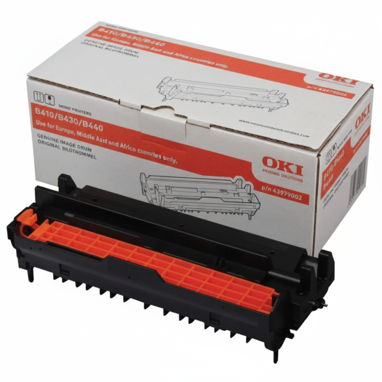 Bęben Oryginalny Oki B410 430 (43979002) (Czarny)