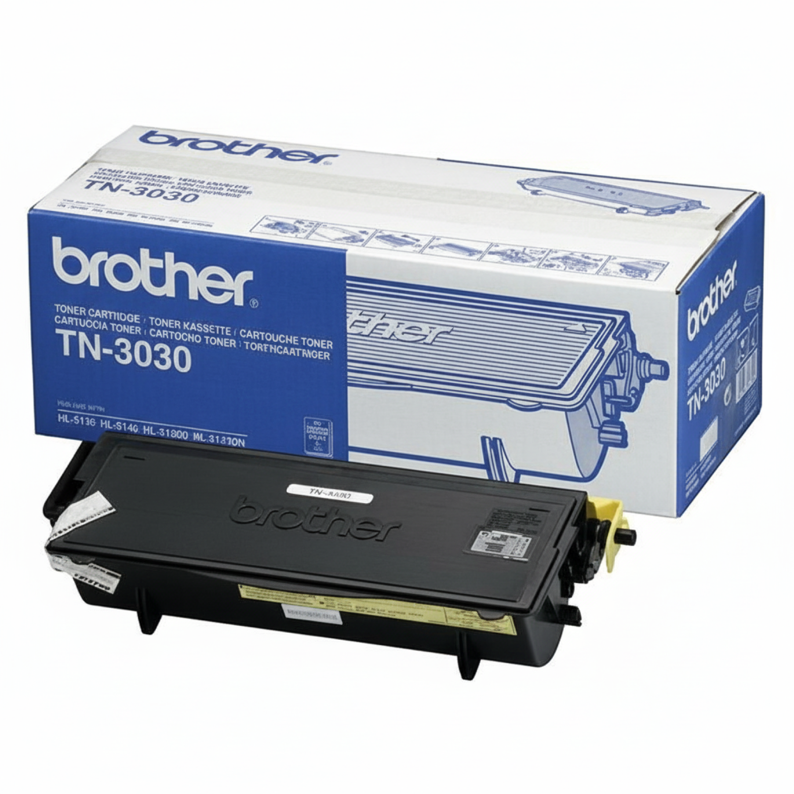 Toner Oryginalny Brother TN-3030 (TN3030) (Czarny)