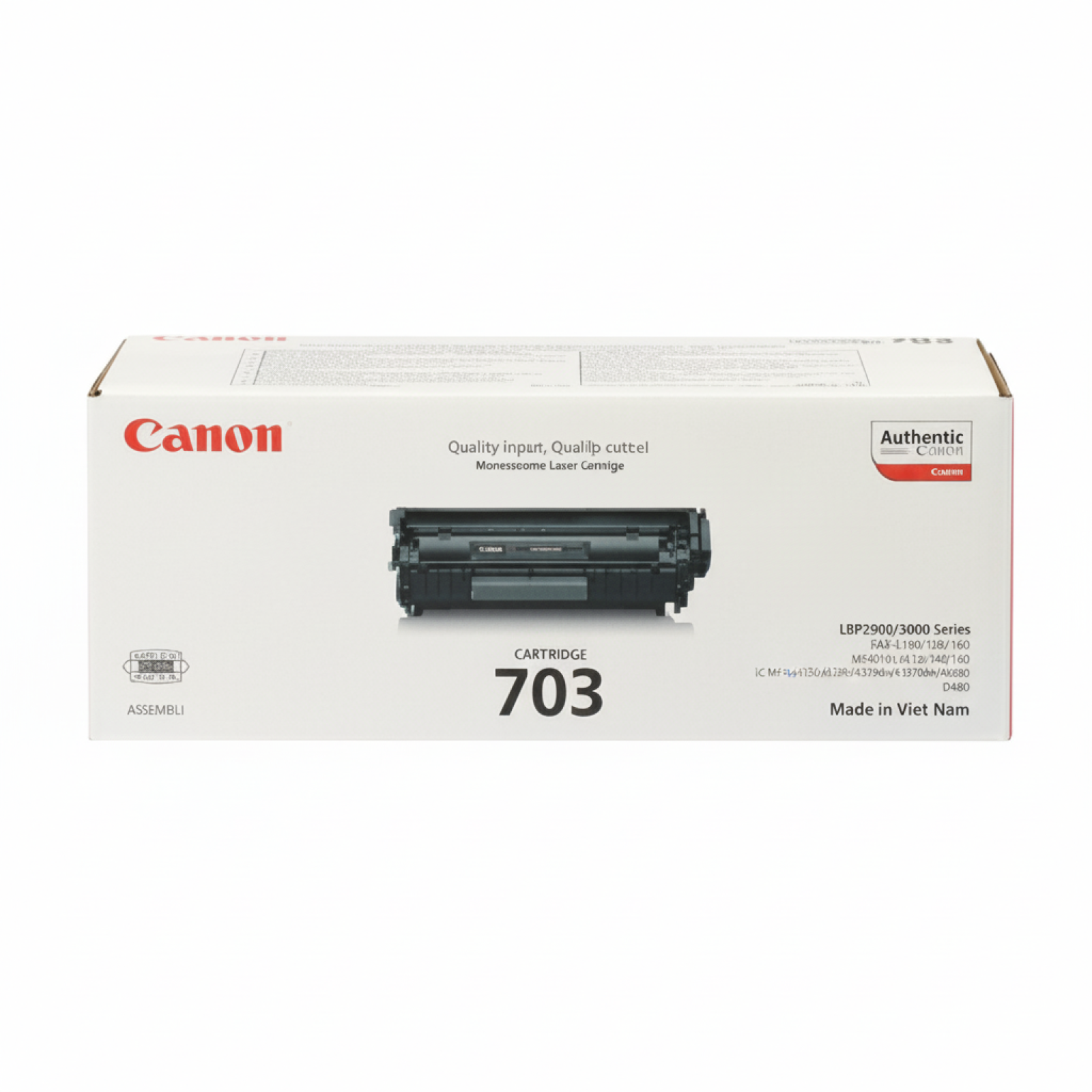 Toner Oryginalny Canon CRG-703 (7616A005) (Czarny)