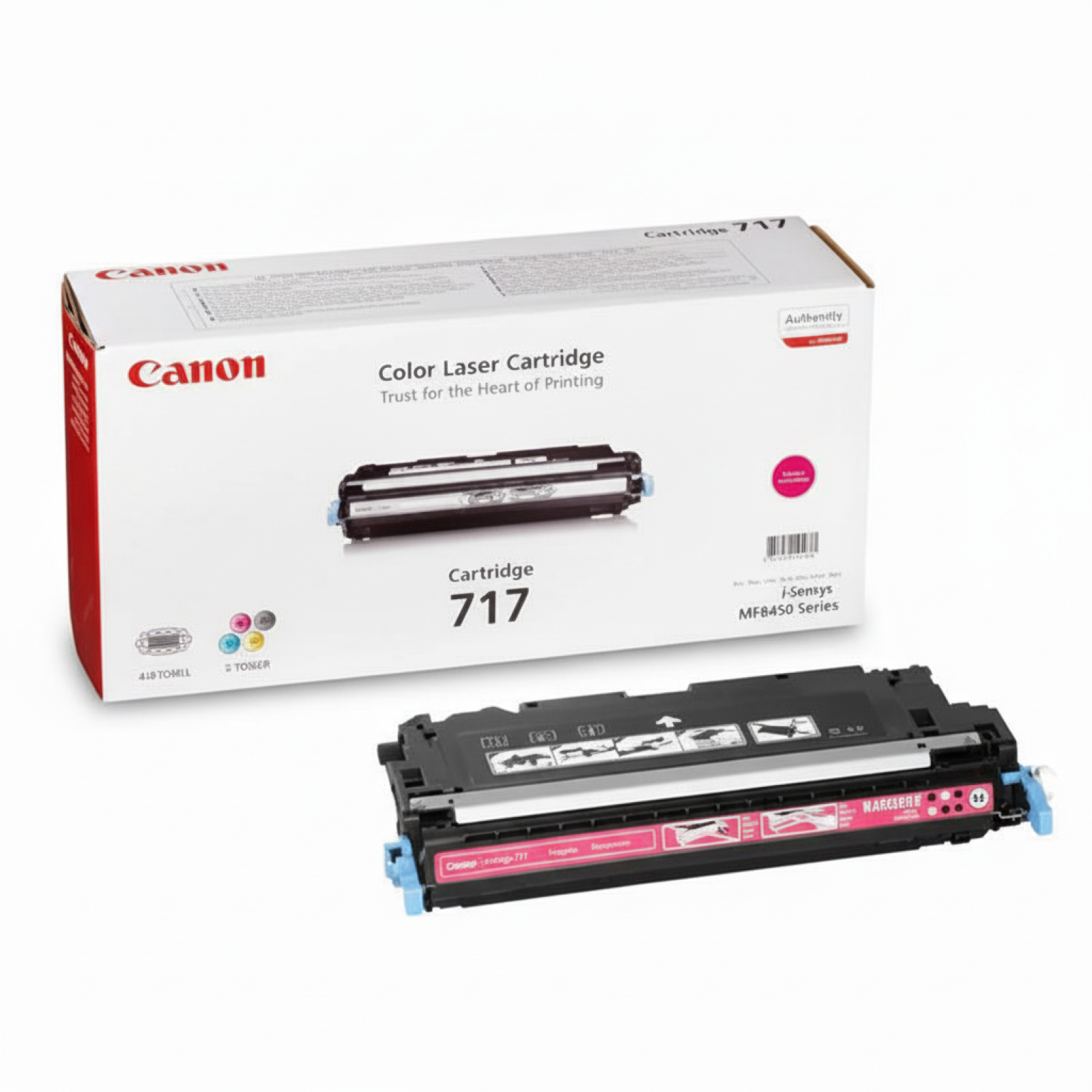 Toner Oryginalny Canon CRG-717 M (2576B002AA) (Purpurowy)