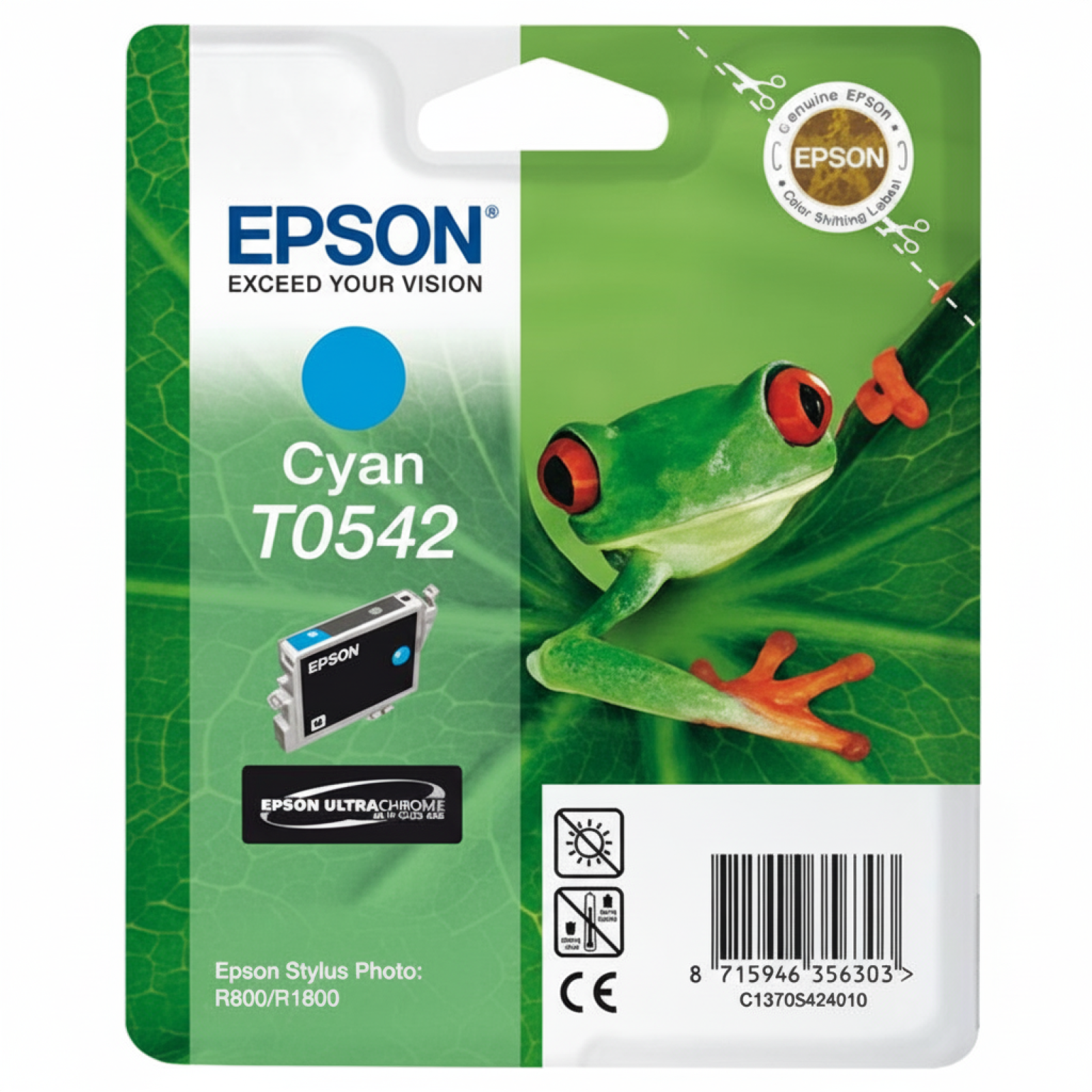 Tusz Oryginalny Epson T0542 (T0542) (Błękitny)