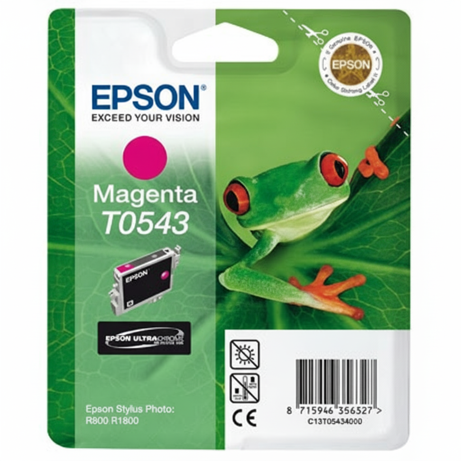 Tusz Oryginalny Epson T0543 (T0543) (Purpurowy)