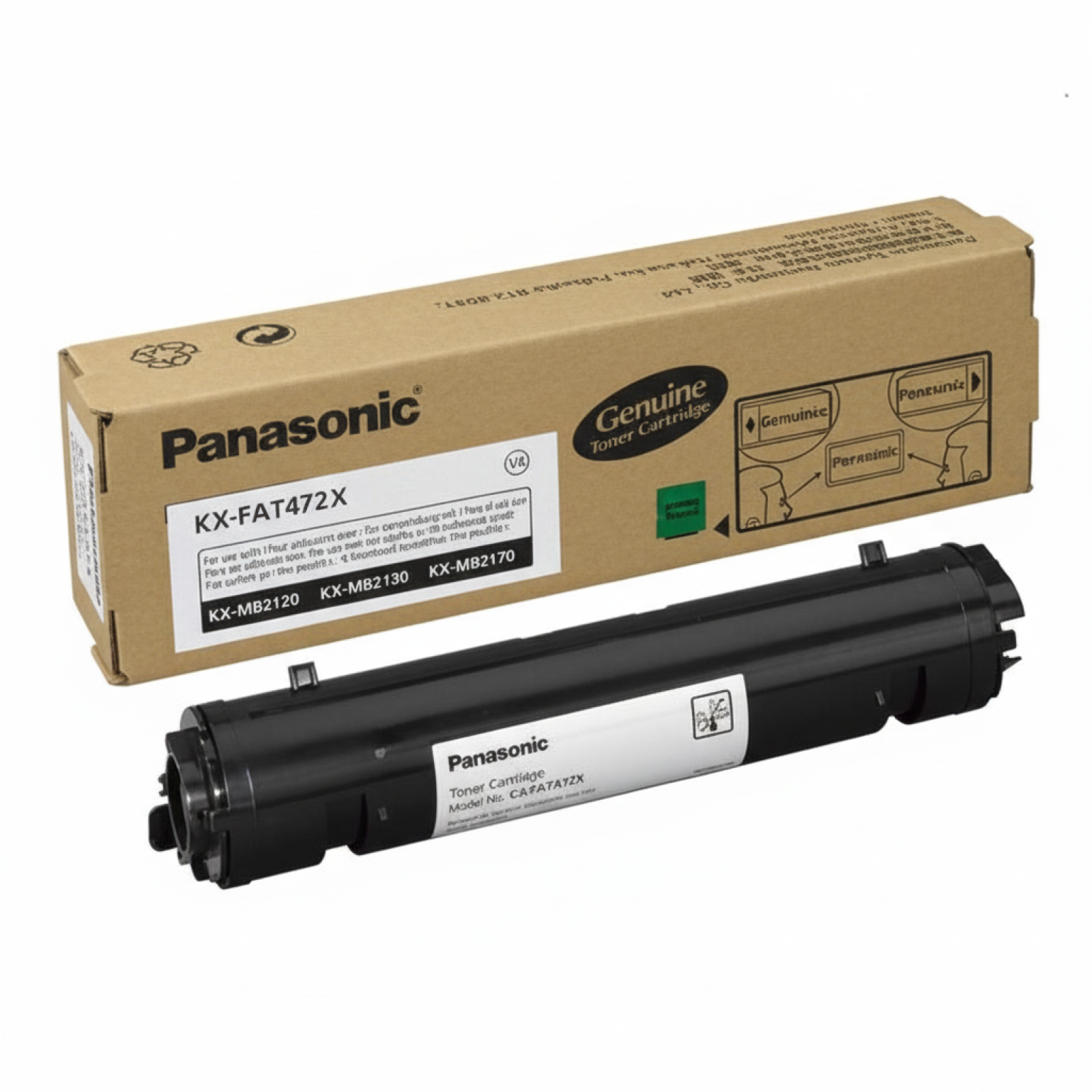 Toner Oryginalny Panasonic KX-FAT472X (KX-FAT472X) (Czarny)