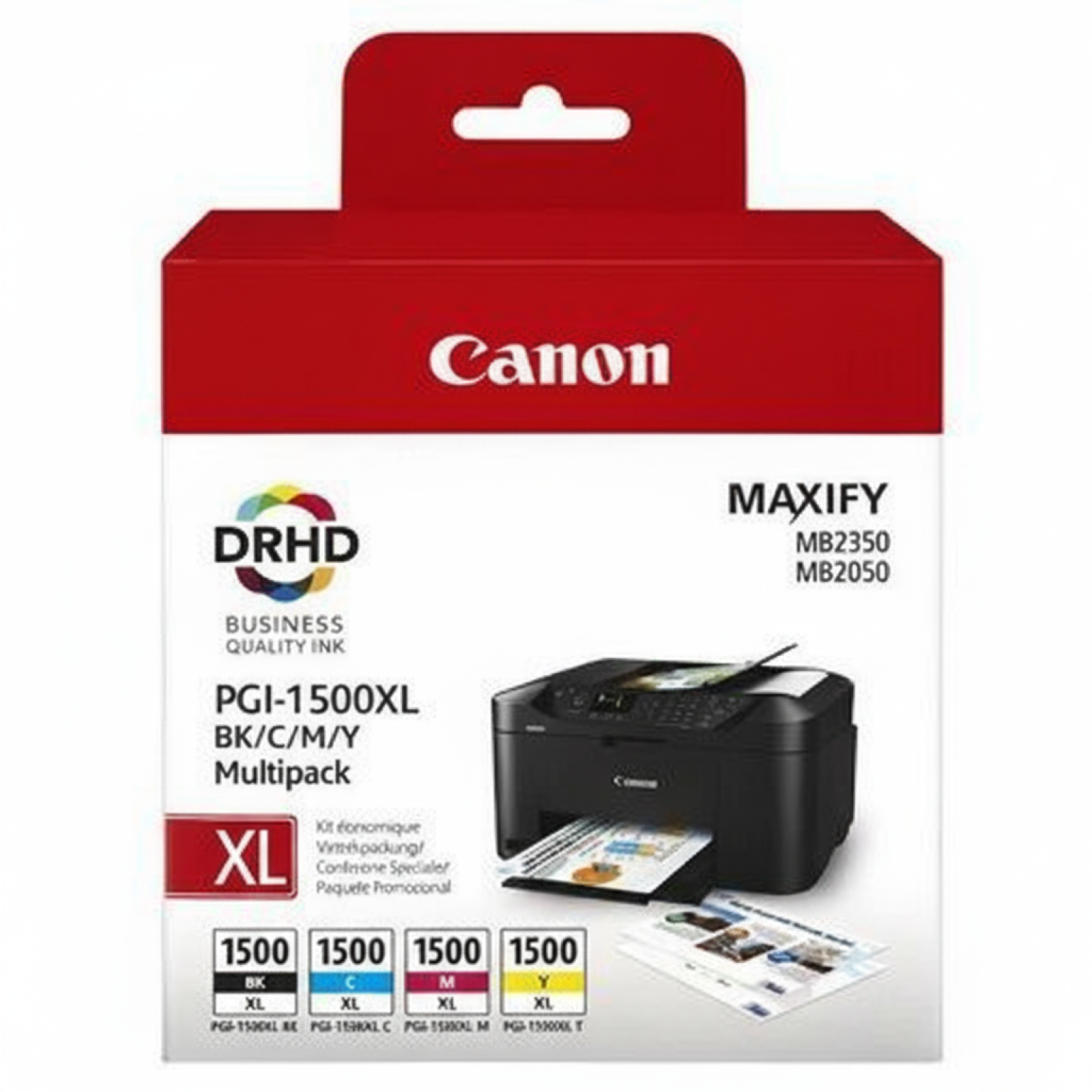 Tusze Oryginalne Canon PGI-1500 XL CMYK (9182B010) (komplet)