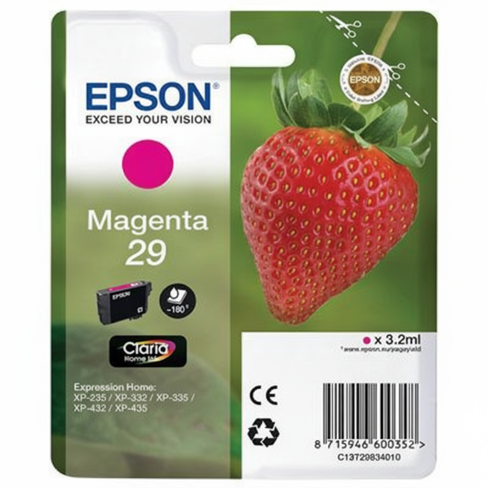 Tusz Oryginalny Epson T2983 (C13T29834010) (Purpurowy)